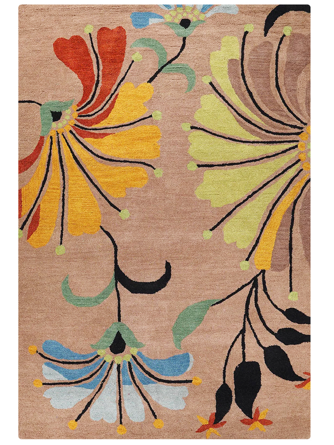 Rema Hand Tufted Wool Area Rug