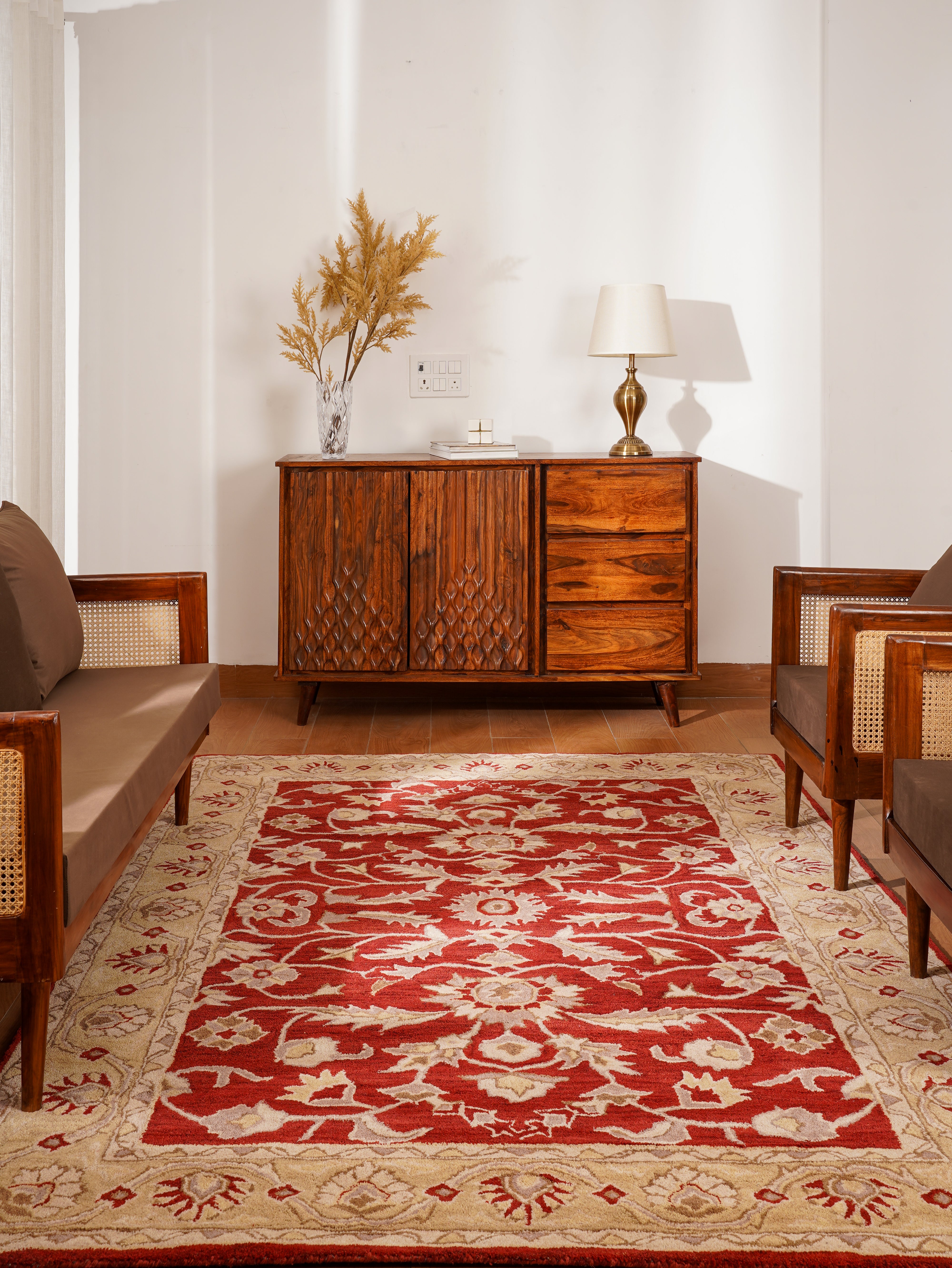Raktima Hand Tufted Oriental Rug