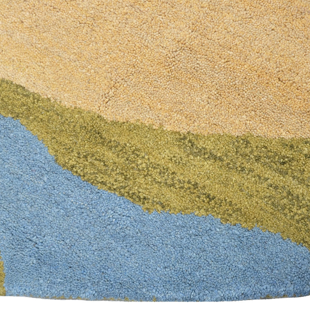 Qiara Hand Tufted Wool Area Rug