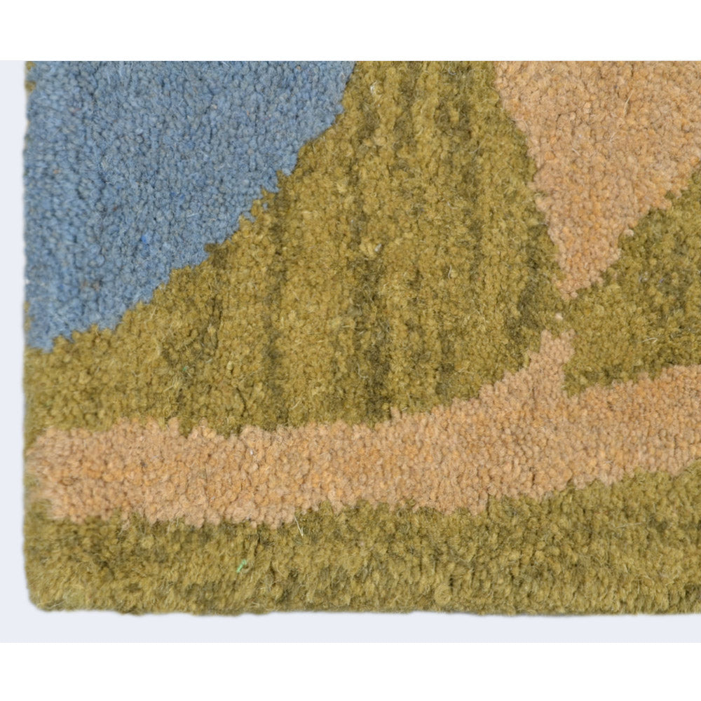Qiara Hand Tufted Wool Area Rug