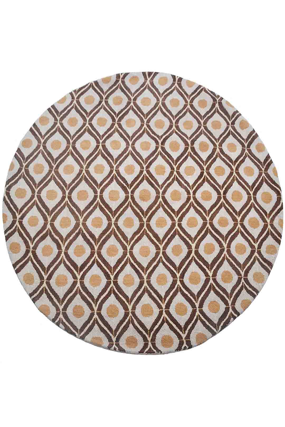 Rudraksha Hand Tufted Wool Area Rug