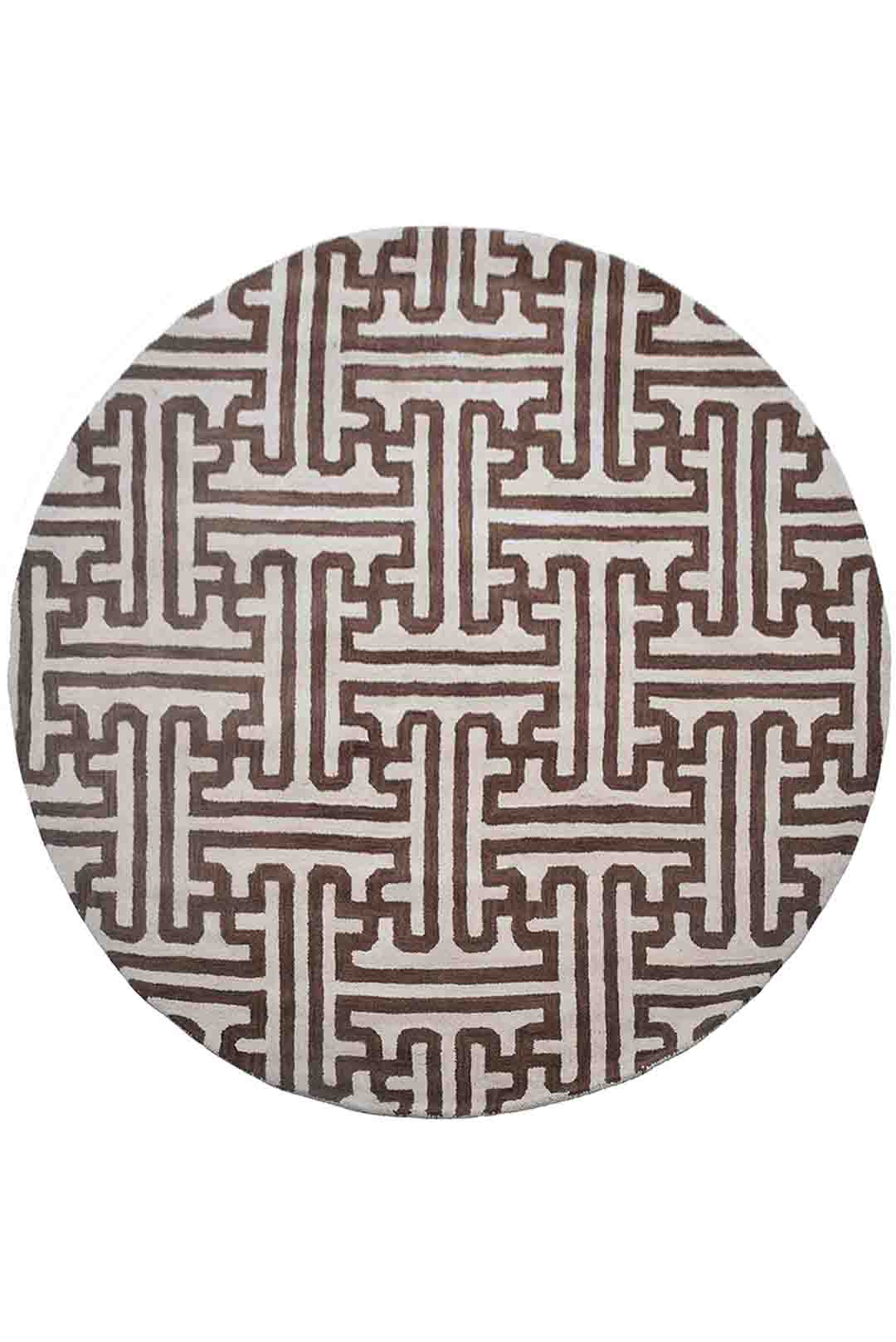 Labyrinth Hand Tufted Wool Rug