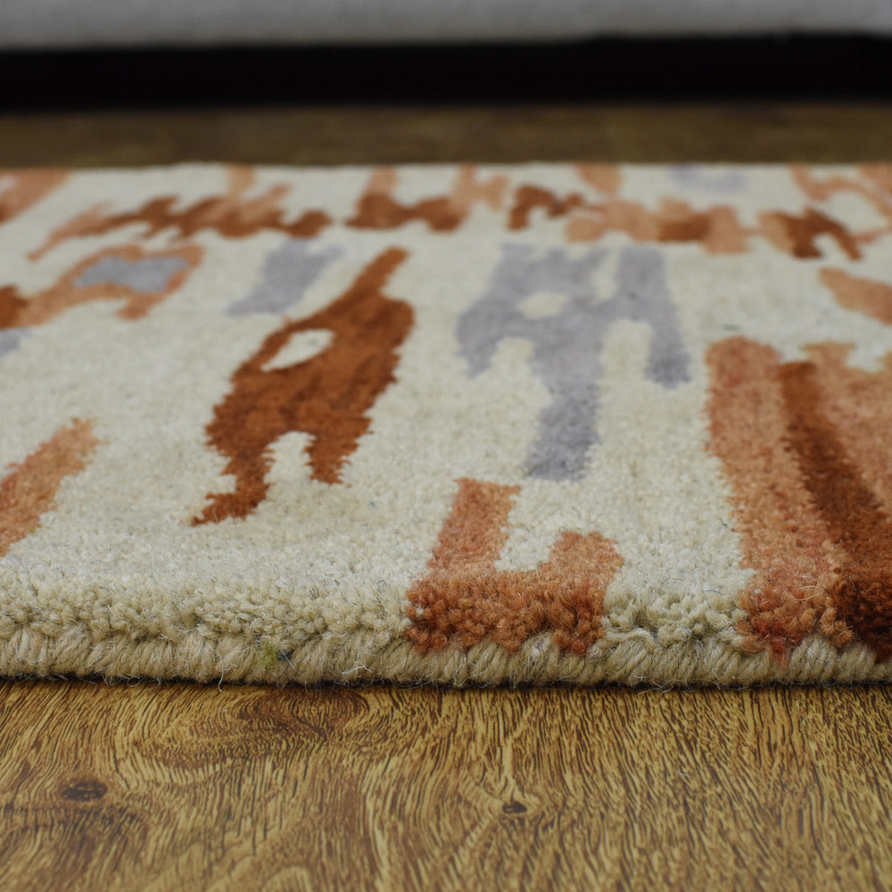 Vibrato Hand Tufted Abstract Wool Area Rug