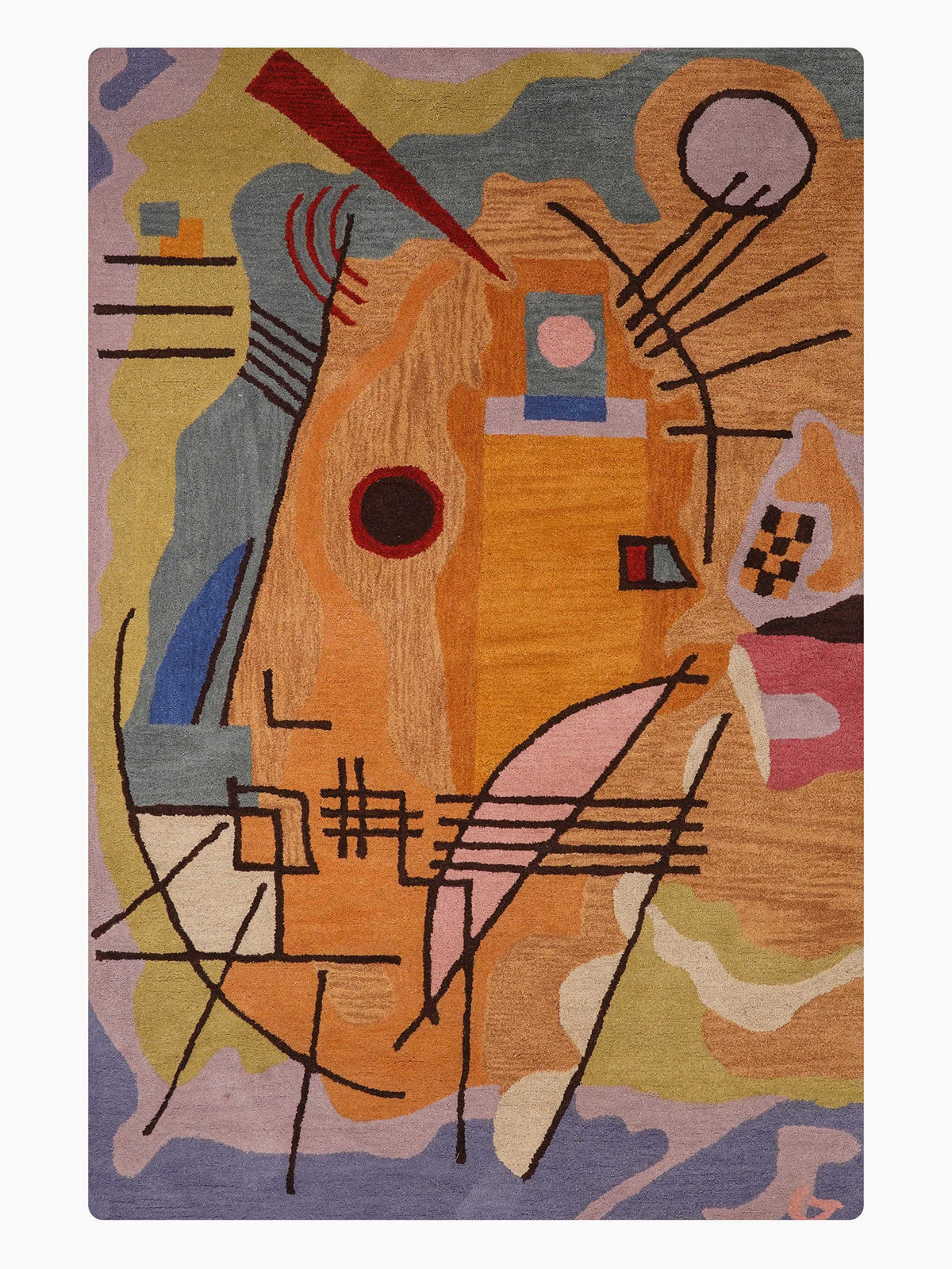 Yatra Hand Tufted Wool Area Rug
