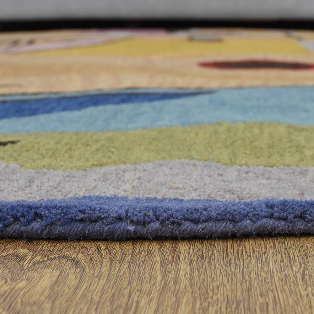 Yatra Hand Tufted Wool Area Rug