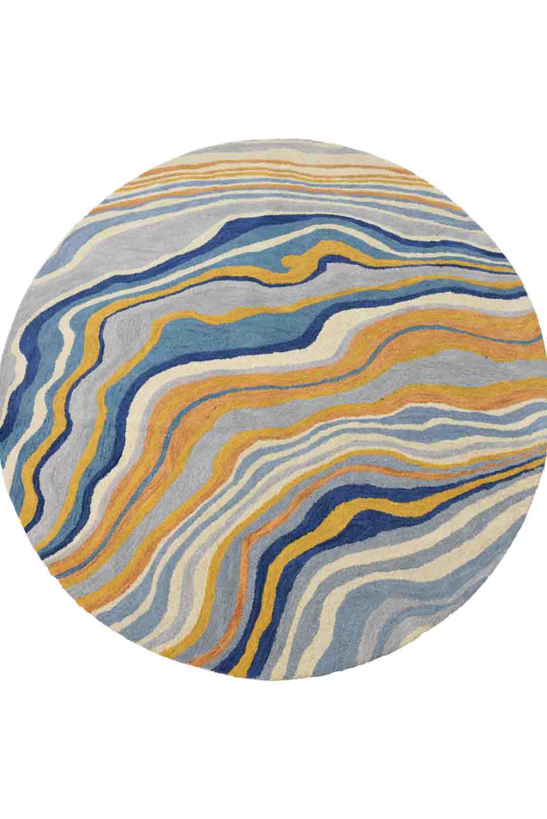 Ripple Hand Tufted Abstract Area Rug