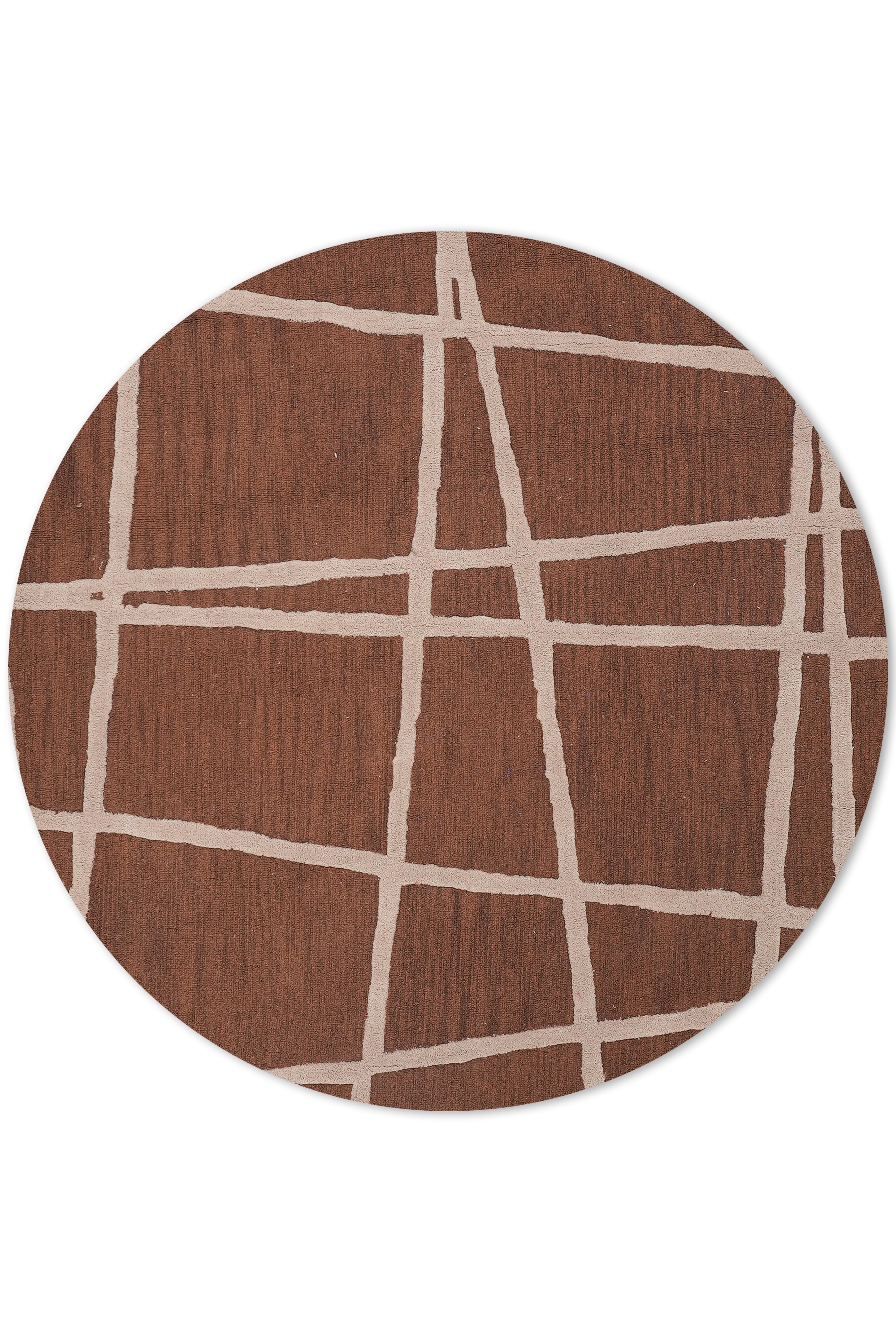 Interlace Hand Tufted Wool Rug