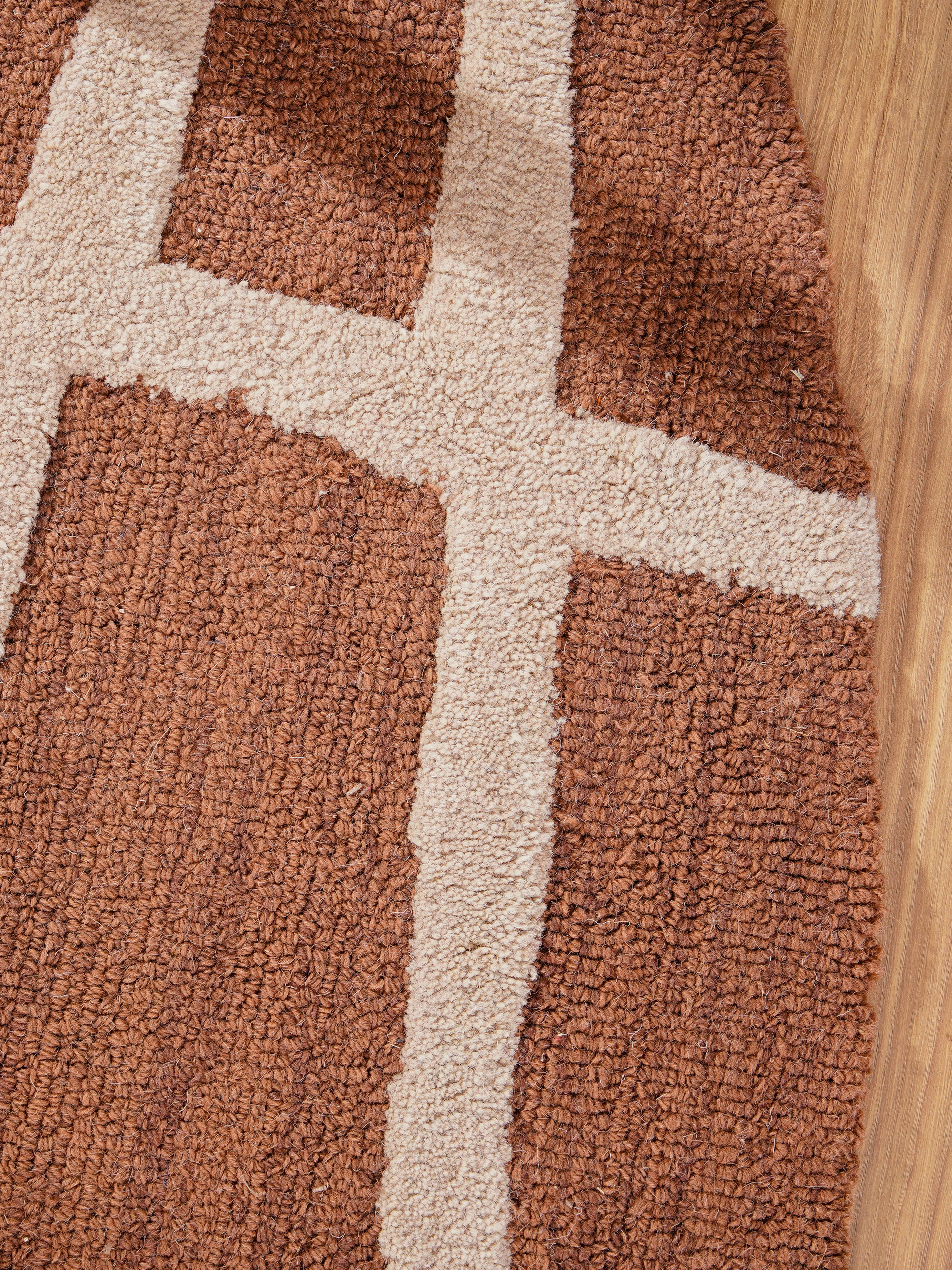 Interlace Hand Tufted Wool Rug