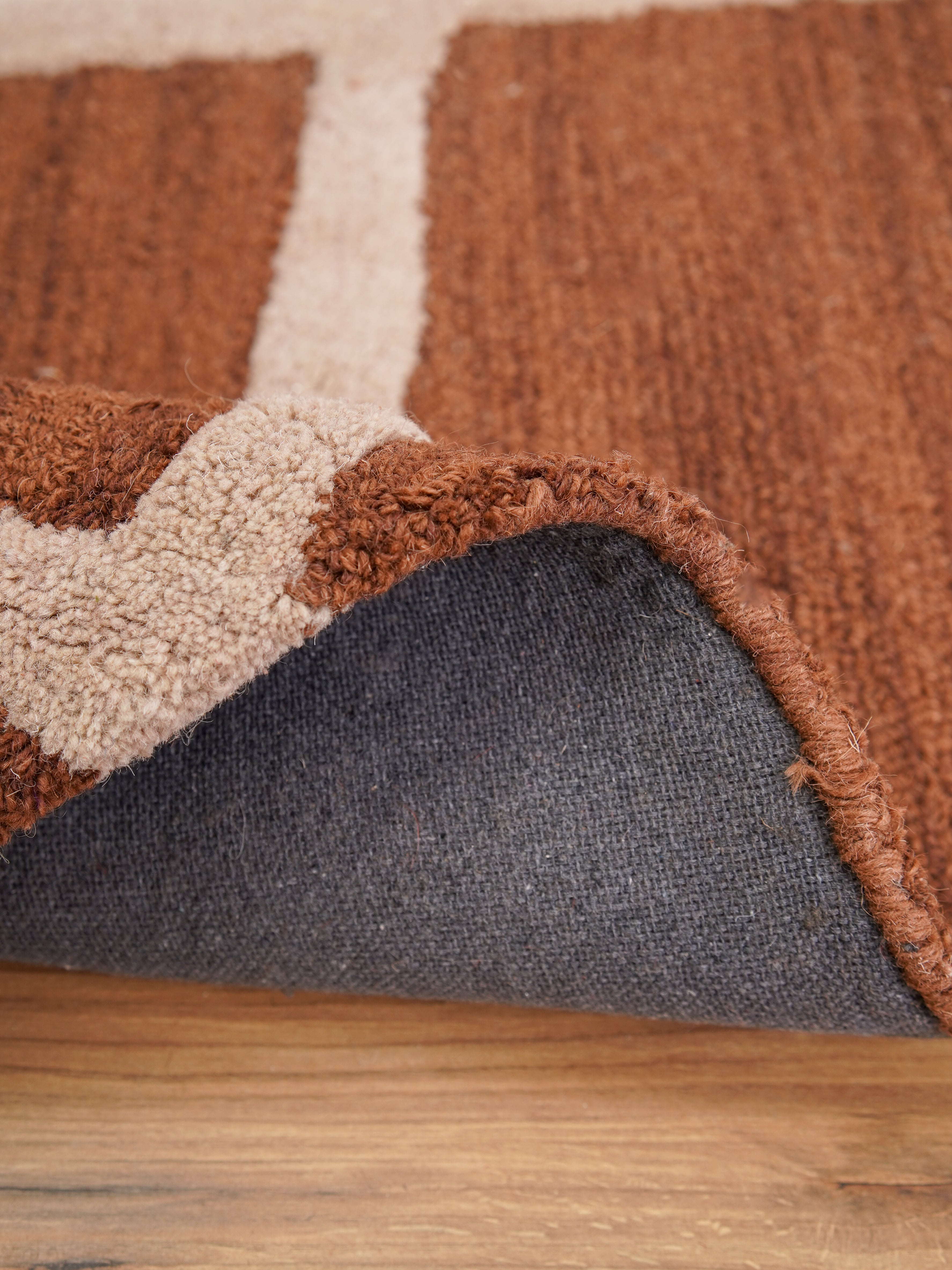 Interlace Hand Tufted Wool Rug