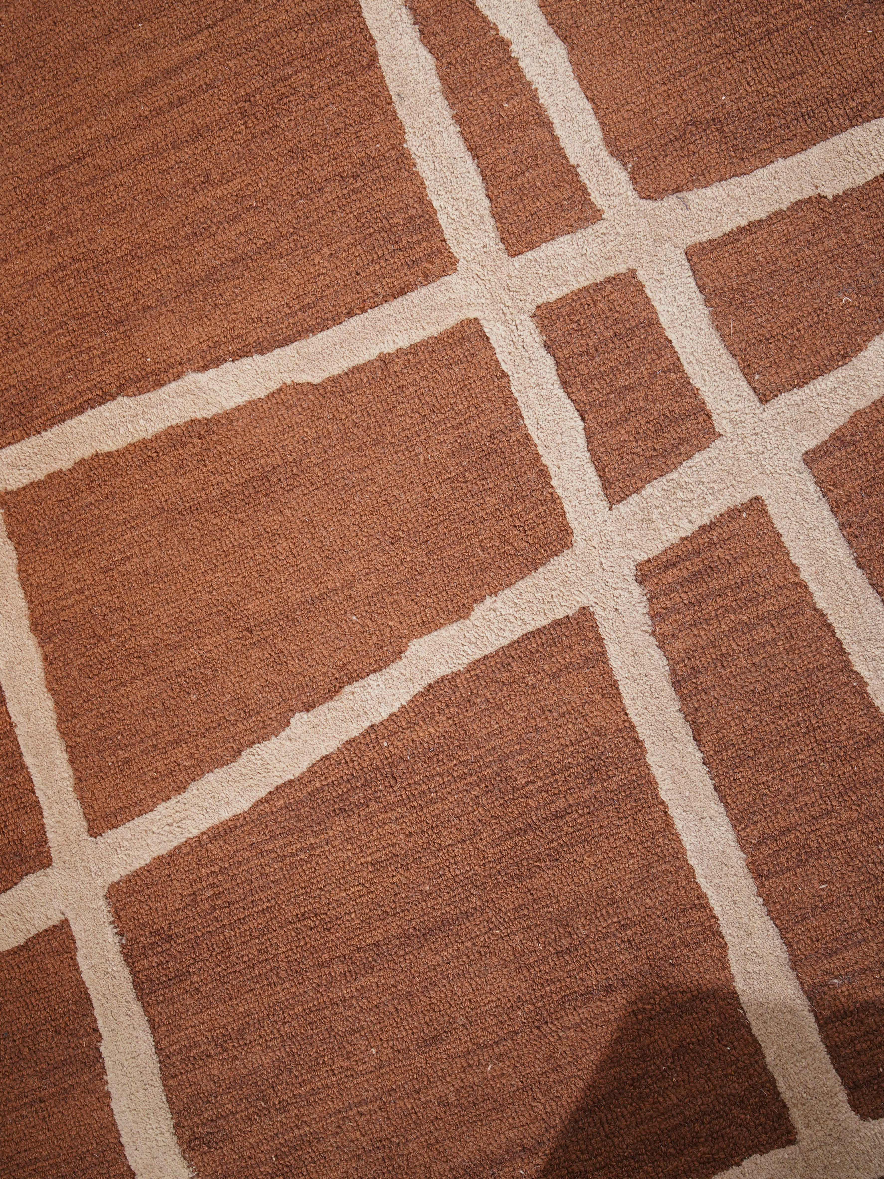 Interlace Hand Tufted Wool Rug