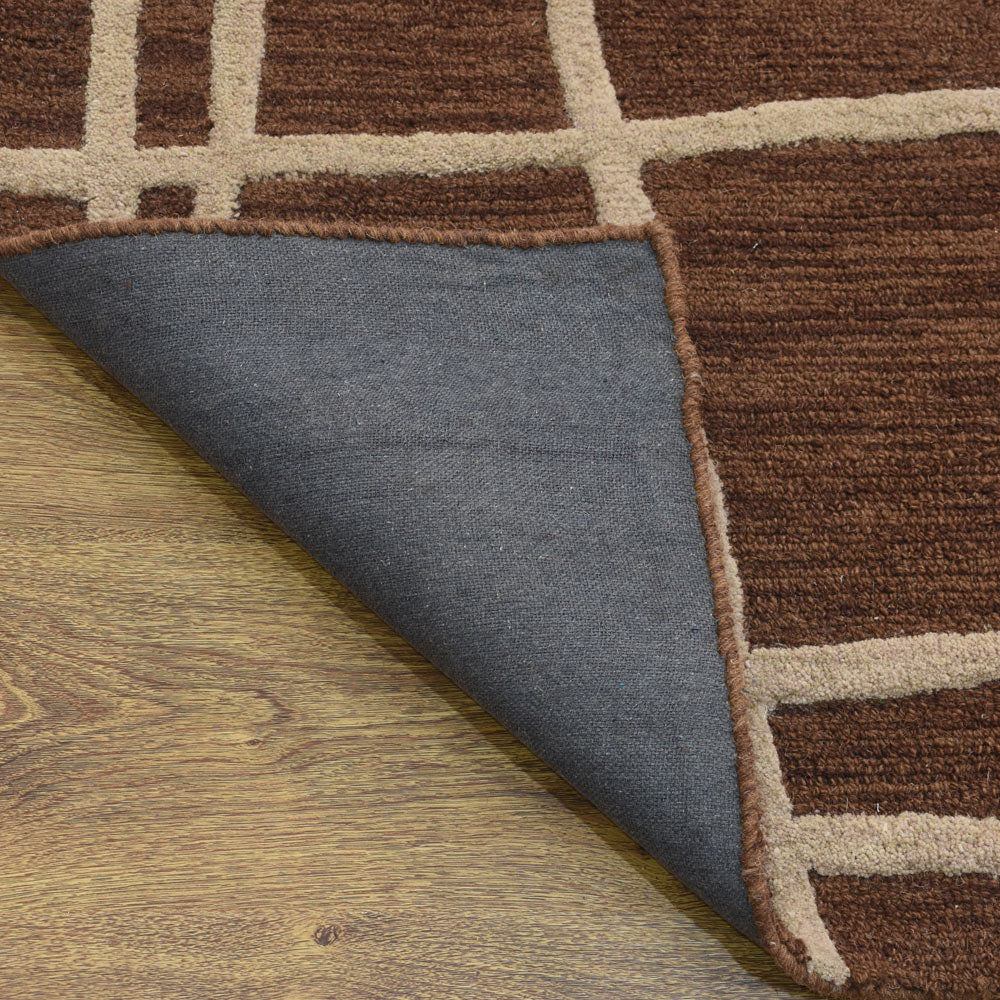 Interlace Hand Tufted Wool Rug