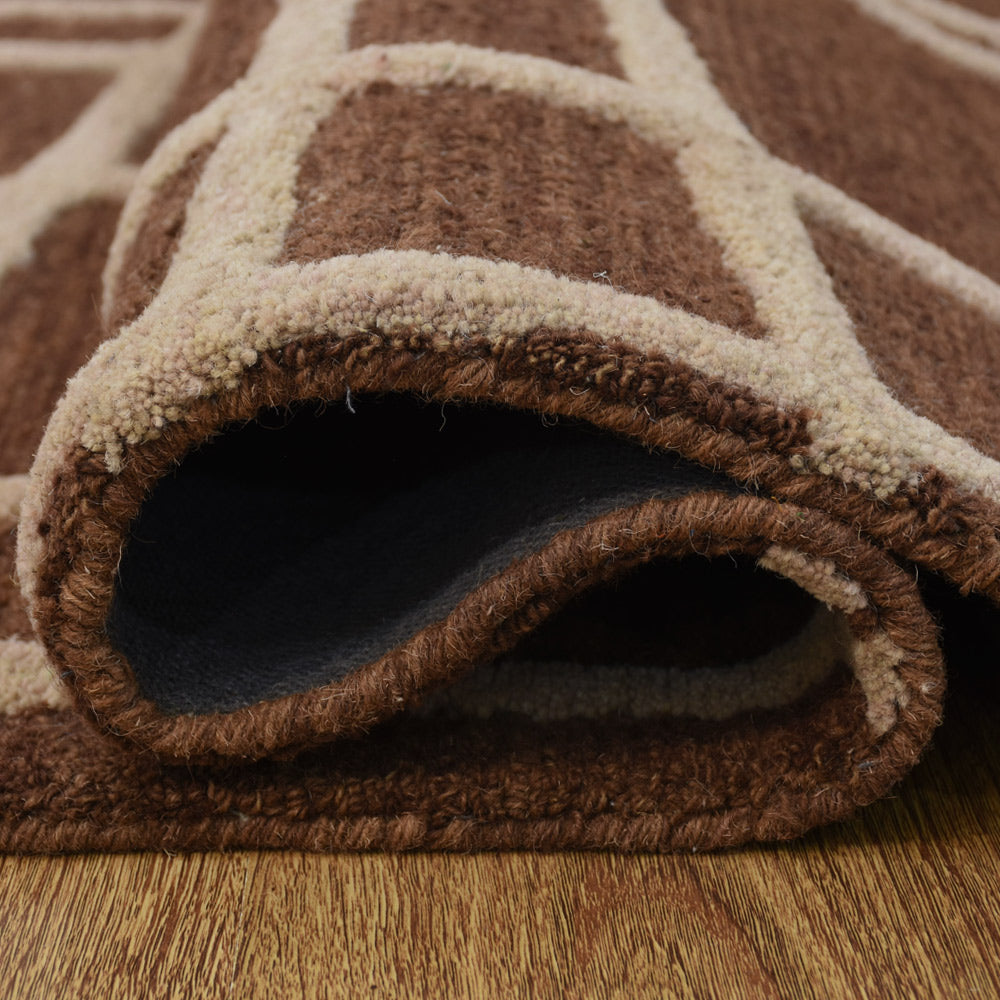 Interlace Hand Tufted Wool Rug