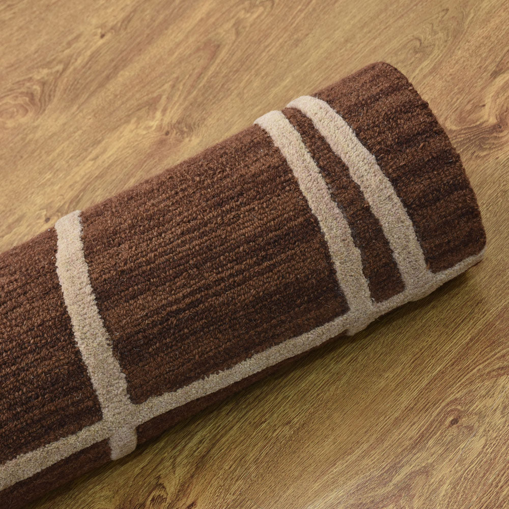 Interlace Hand Tufted Wool Rug