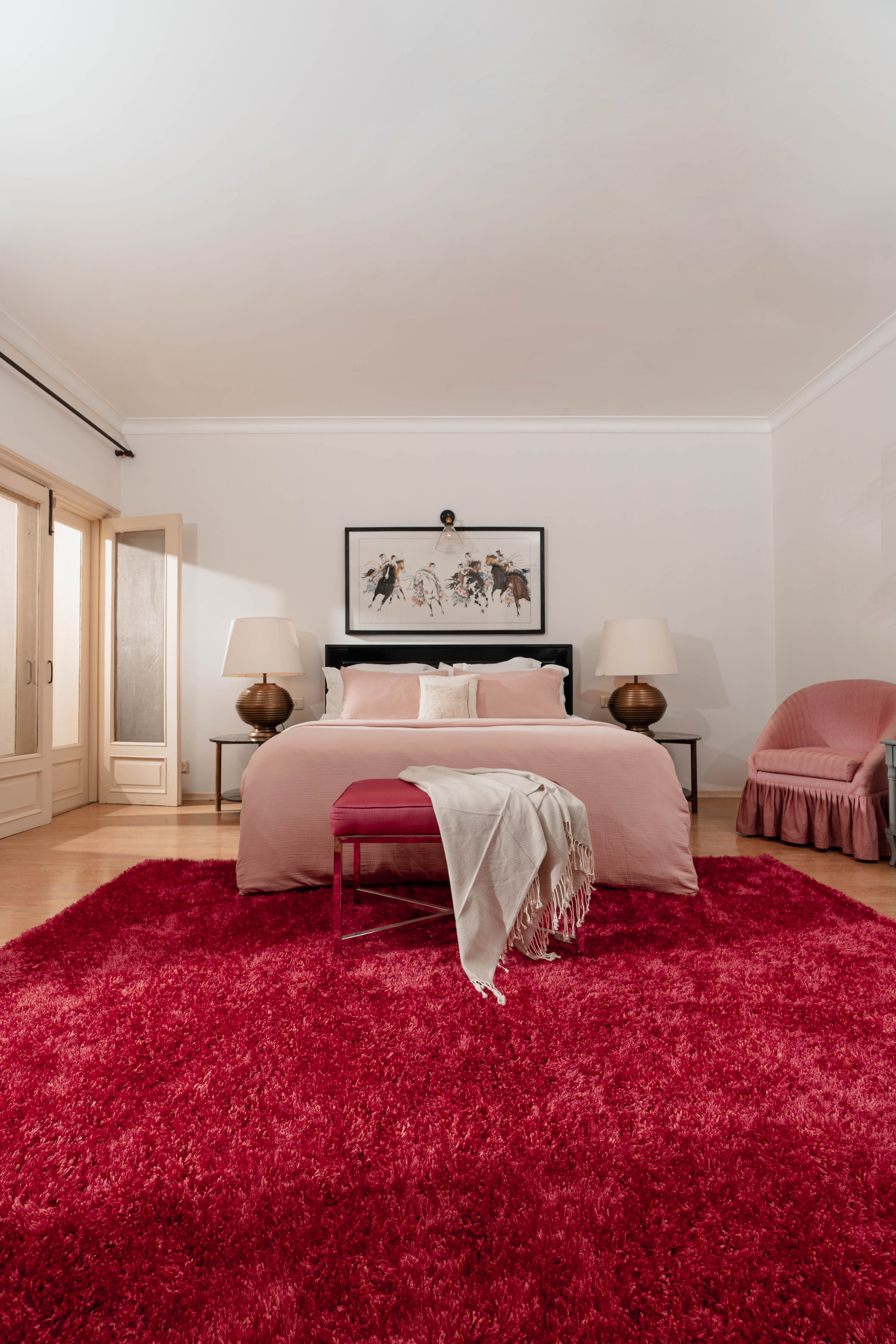 Aura Hand Tufted Shag Rug