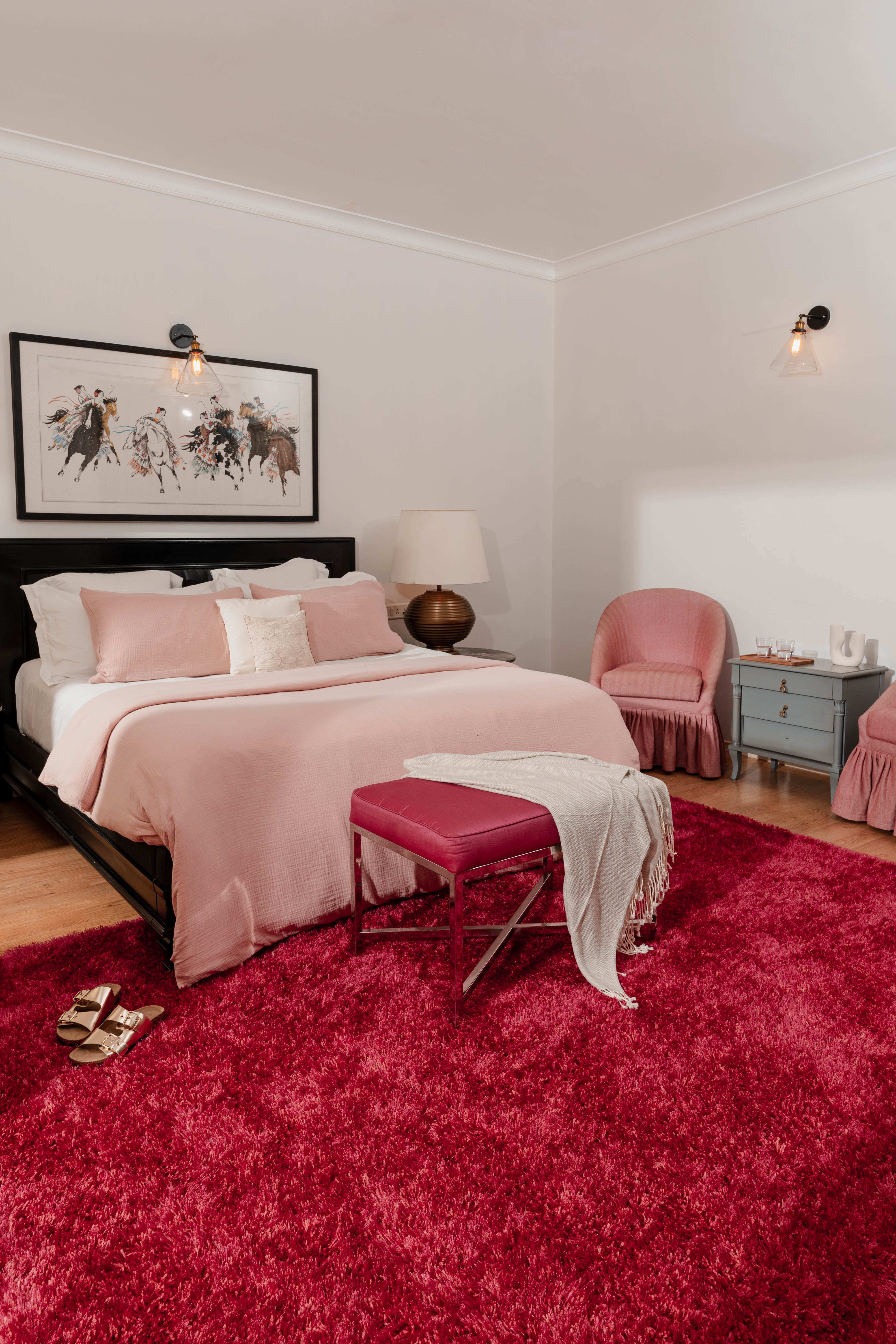 Aura Hand Tufted Shag Rug