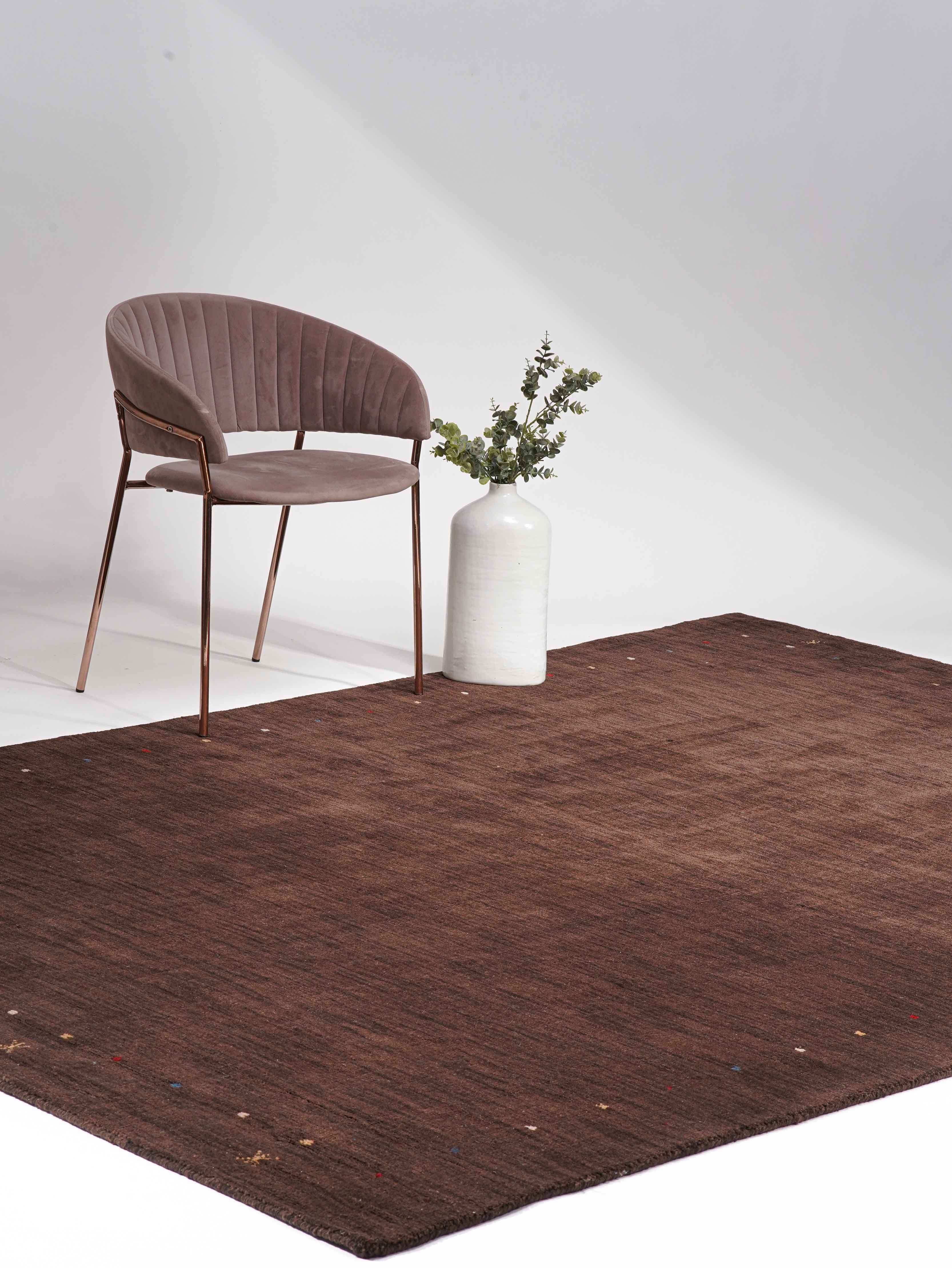 Amber Hand Knotted Wool Rug