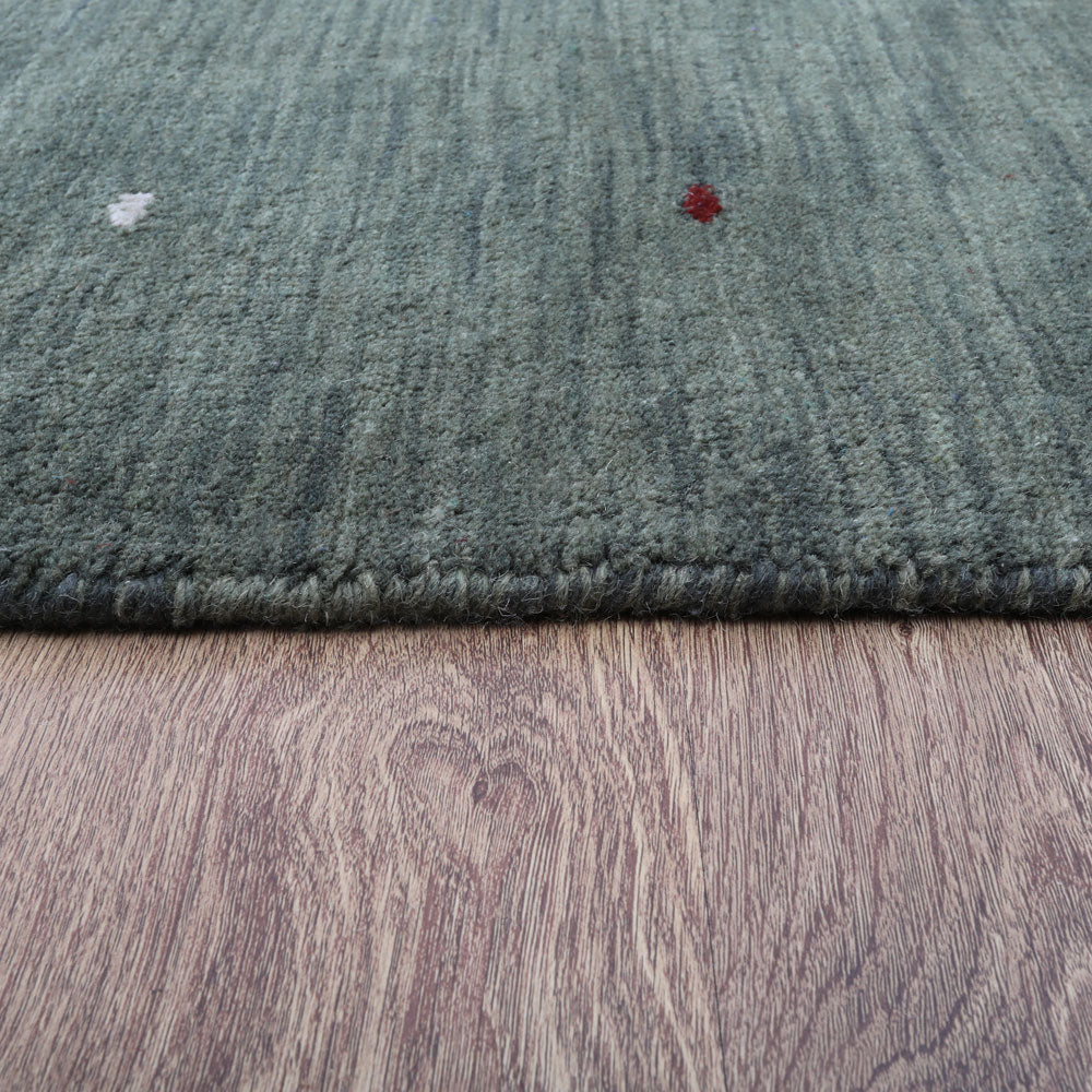 Amber Hand Knotted Wool Rug