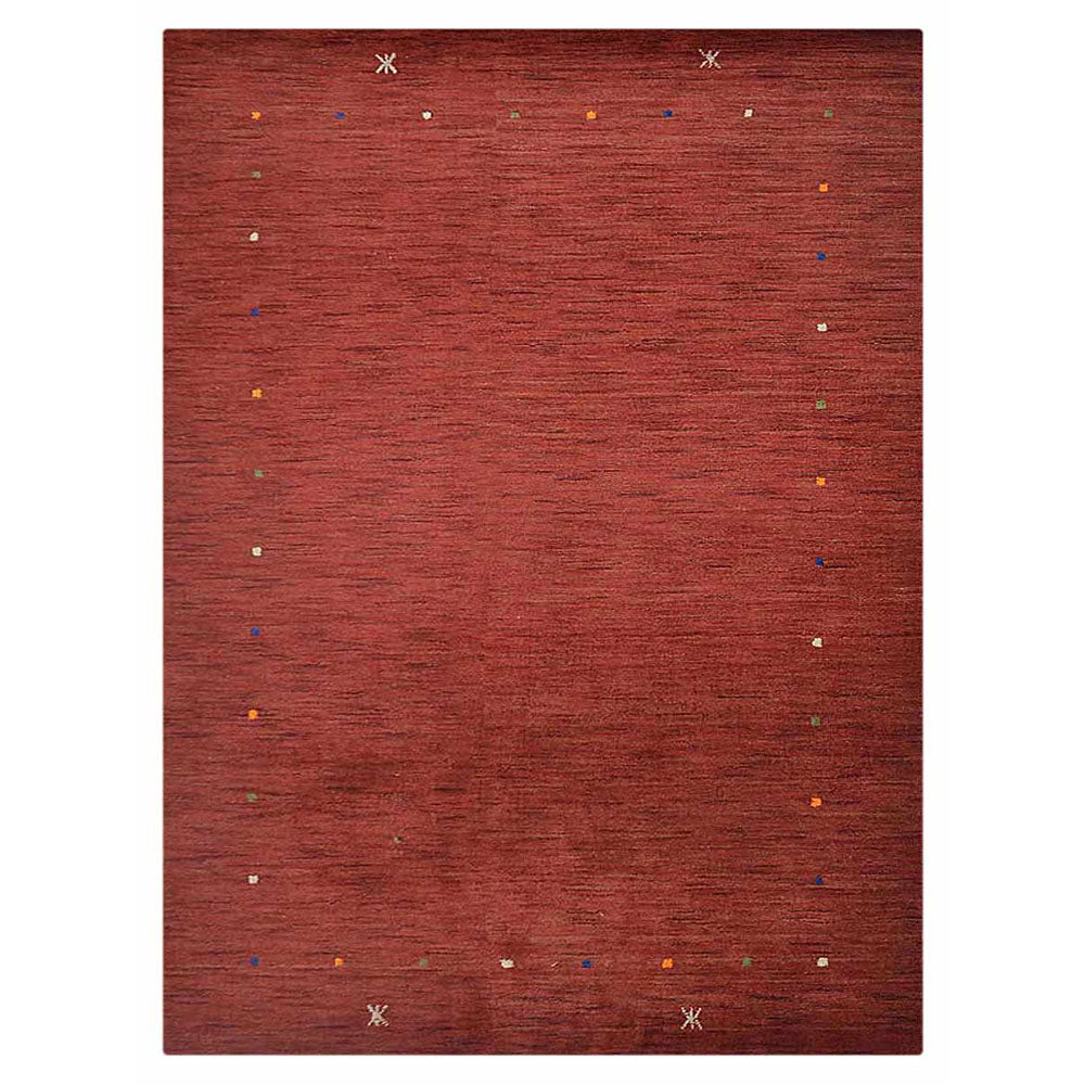 Amber Hand Knotted Wool Rug