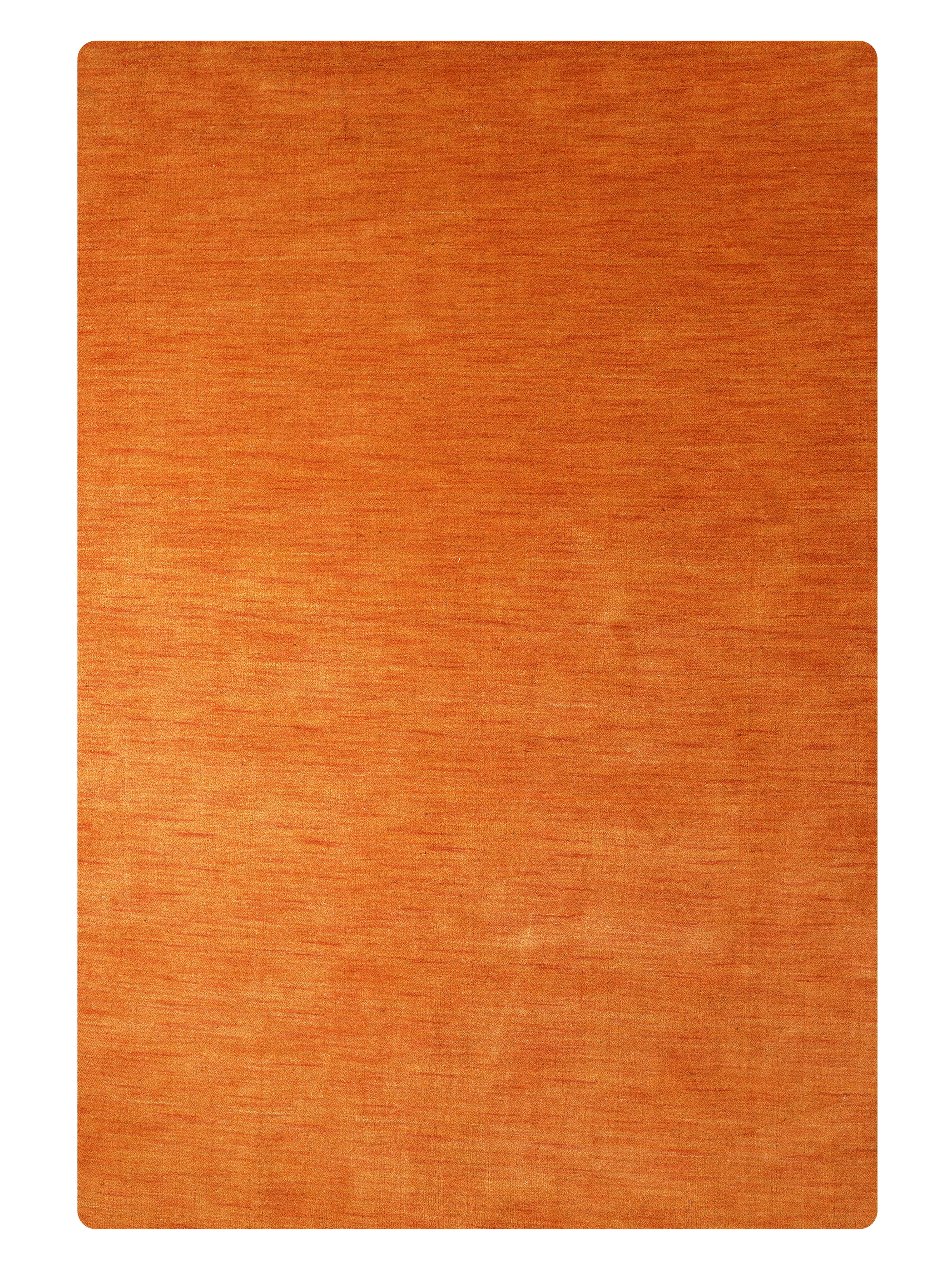 Solid Hand Knotted Wool Rug