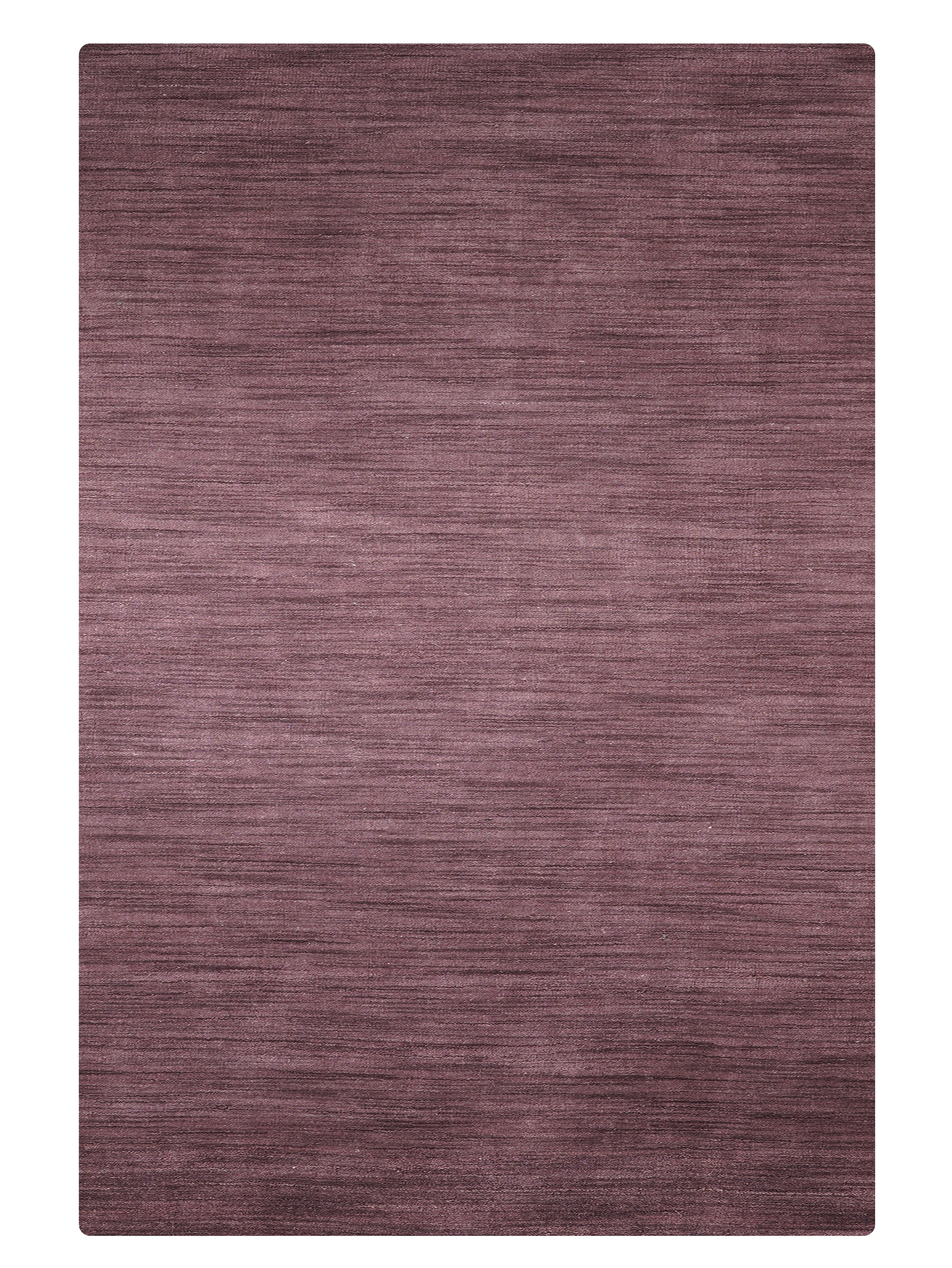 Solid Hand Knotted Wool Rug