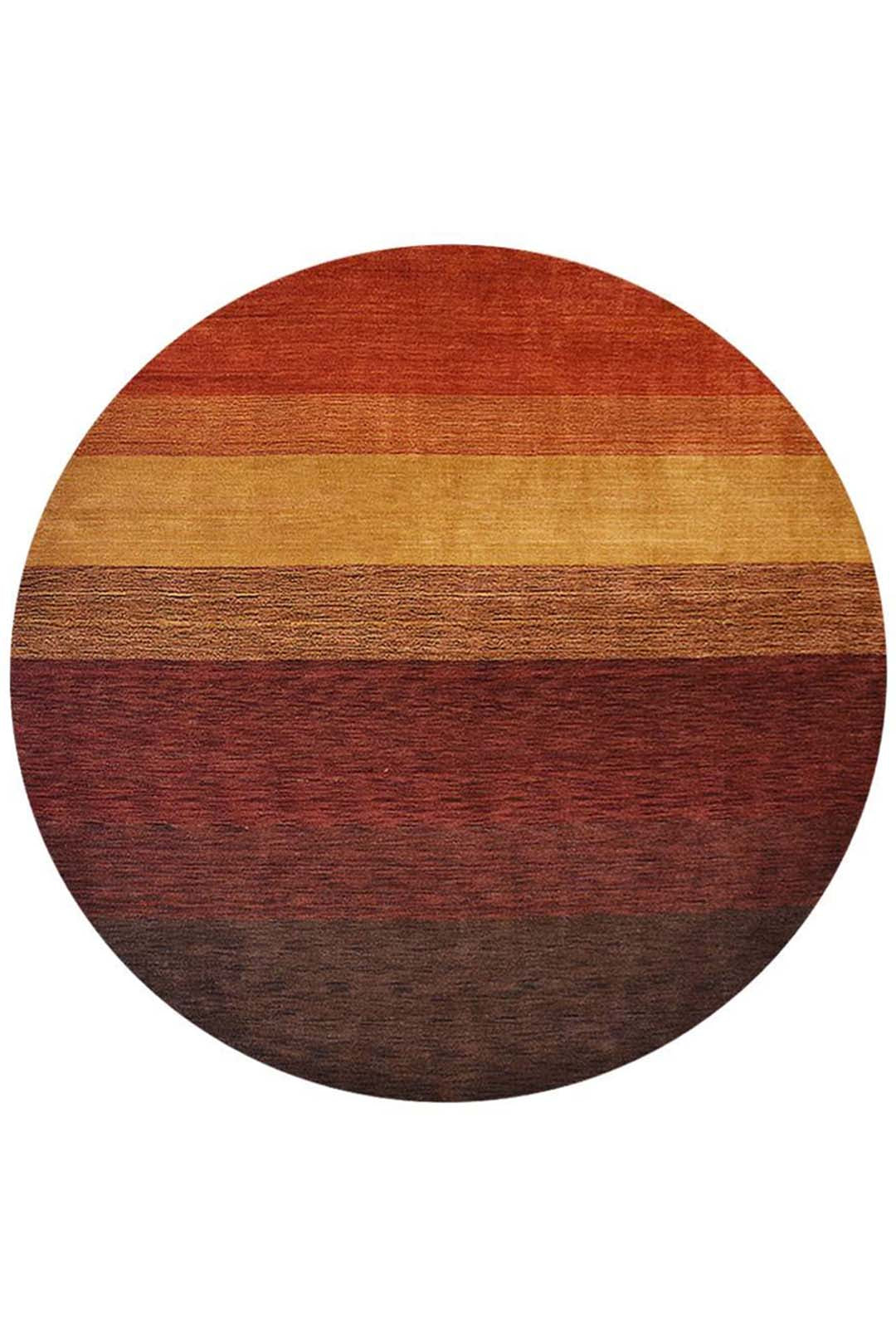 Hand Knotted Loom Wool Area Rug Contemporary Multicolor