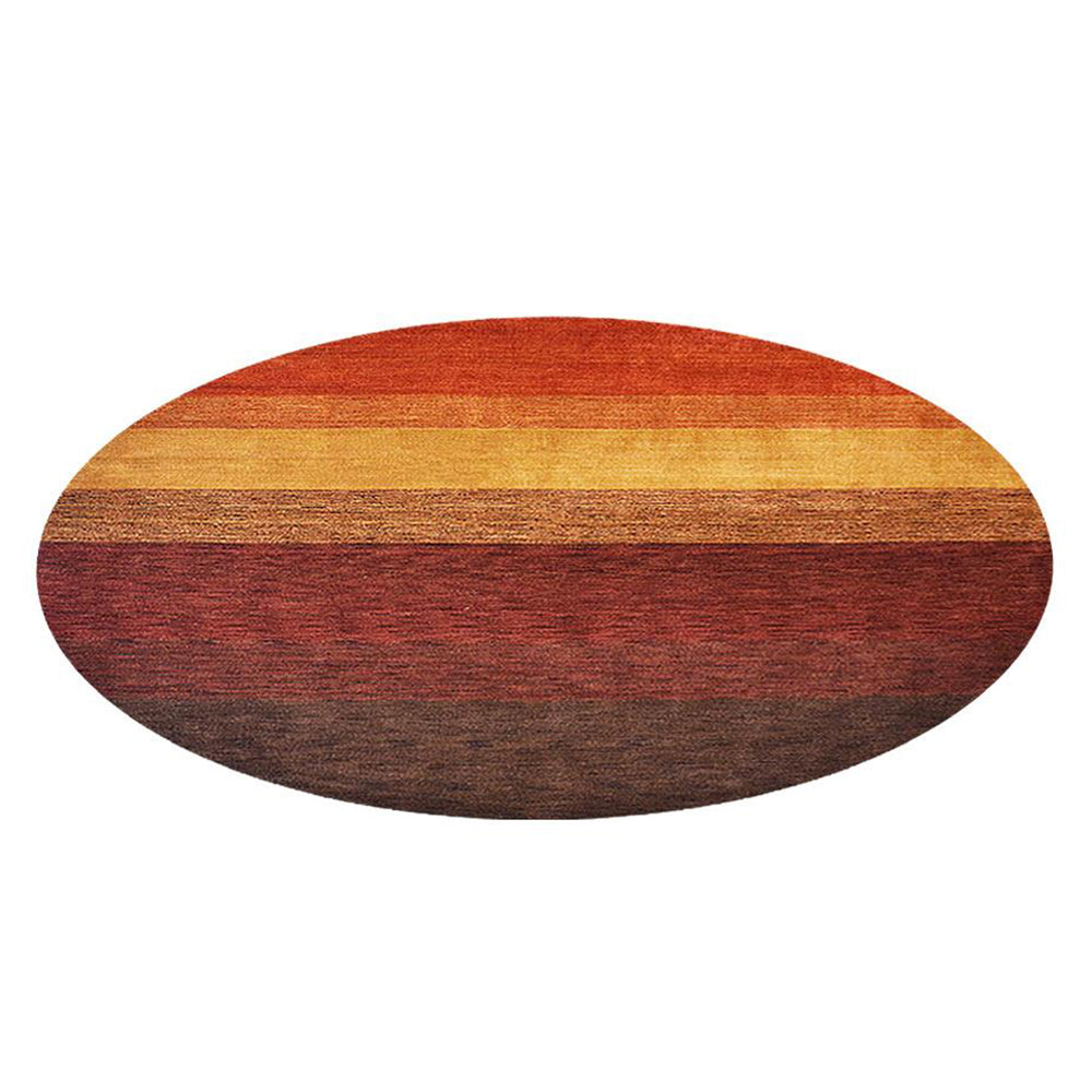 Hand Knotted Loom Wool Area Rug Contemporary Multicolor