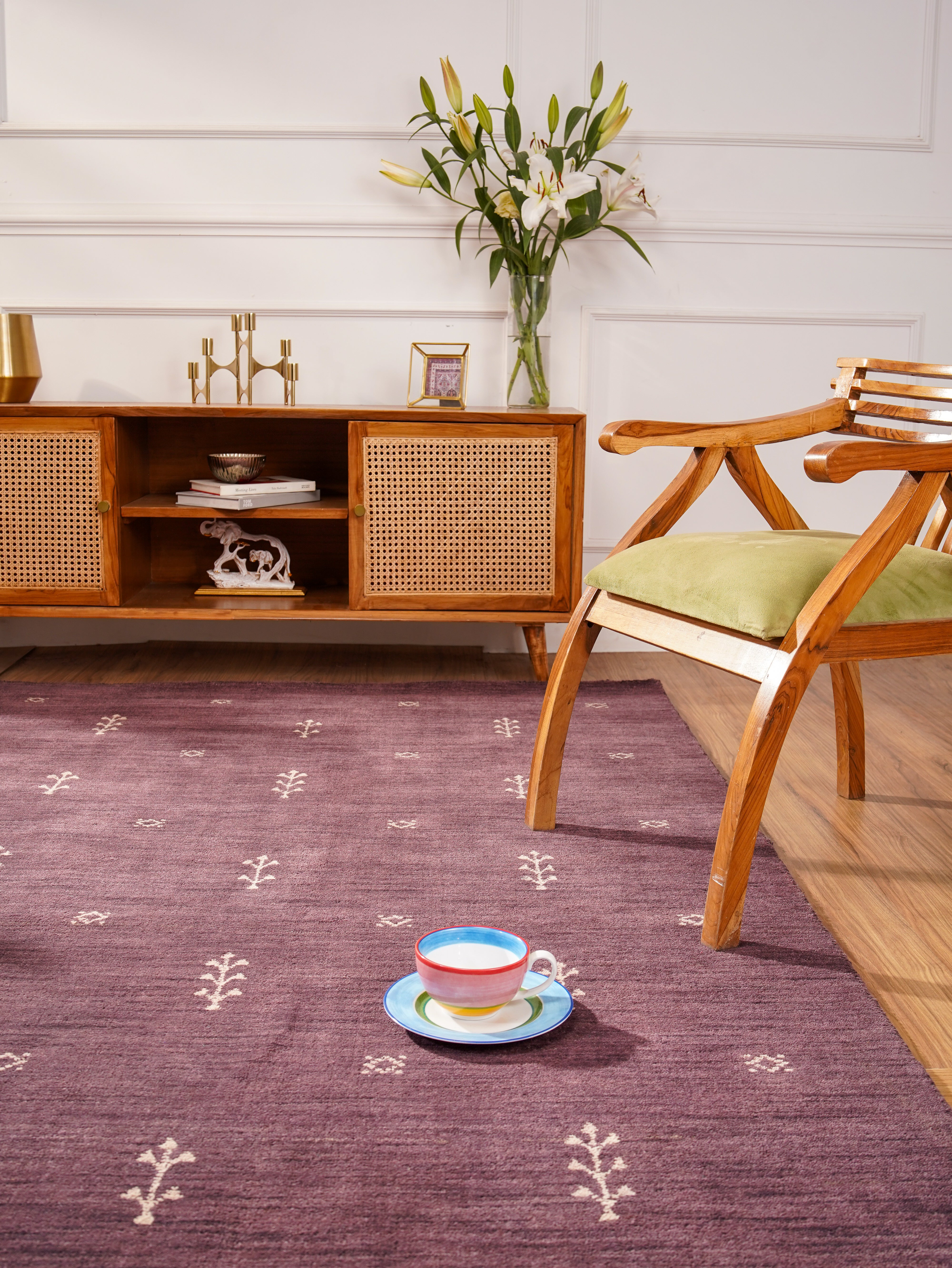 Elysian Hand Knotted Wool Rug