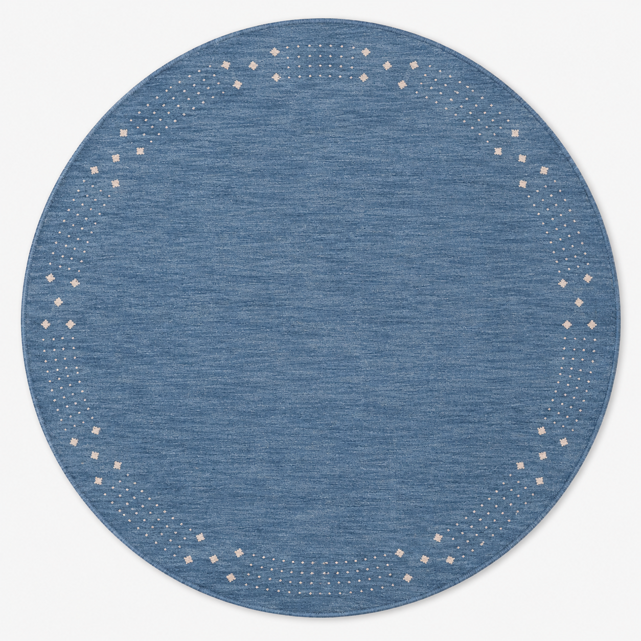 Teal Hand Knotted Wool Rug