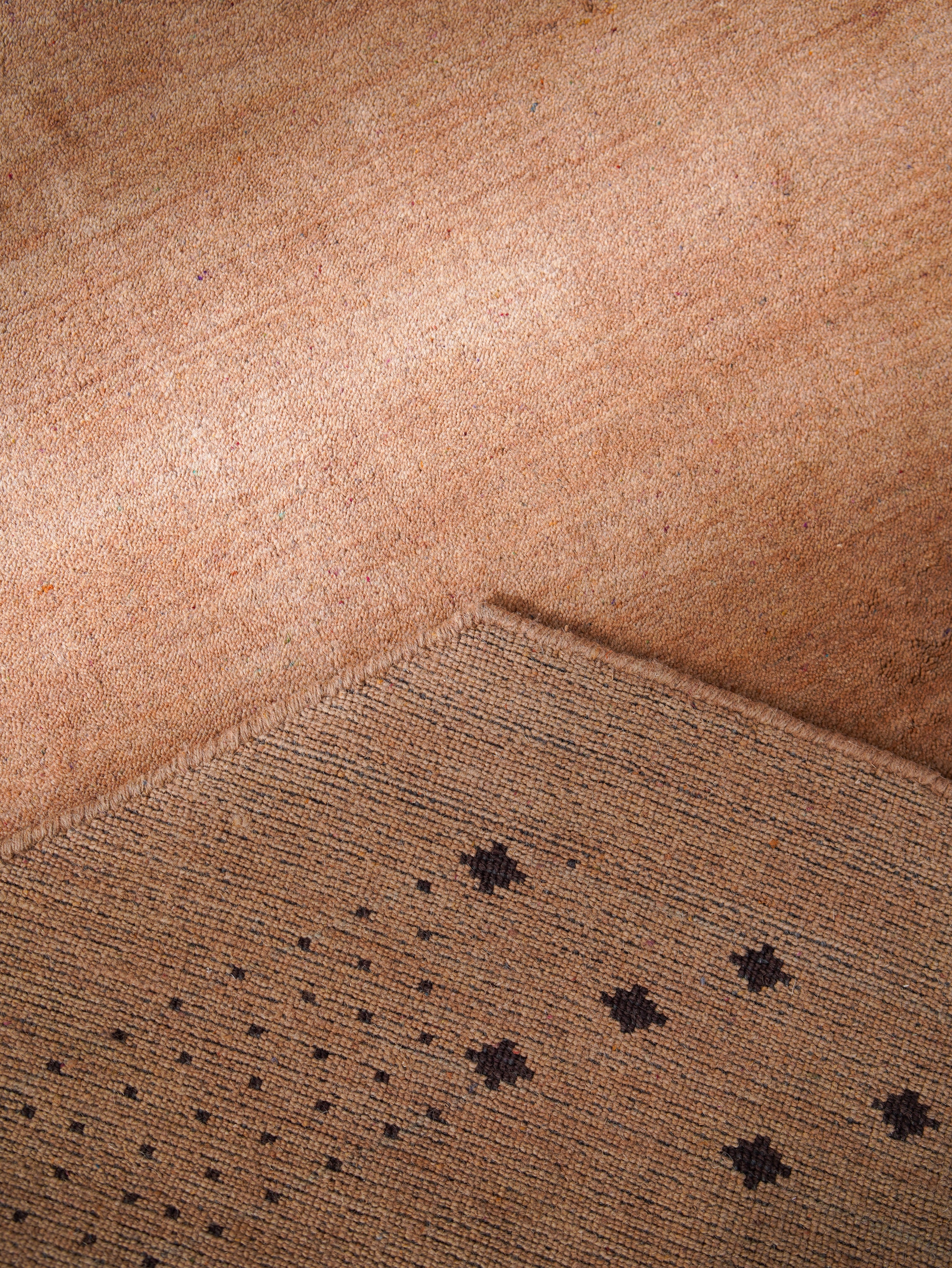 Teal Hand Knotted Wool Rug