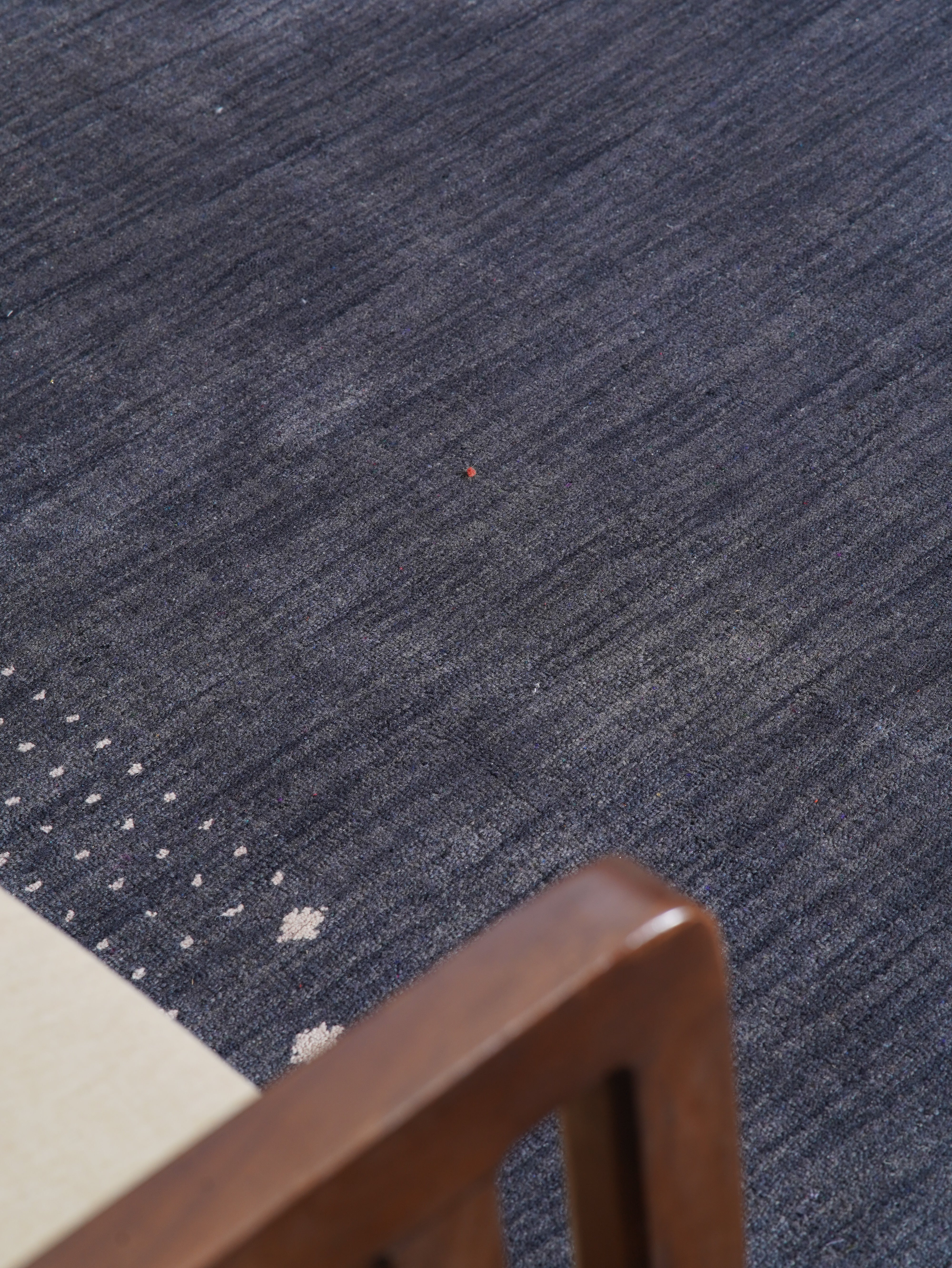 Teal Hand Knotted Wool Rug