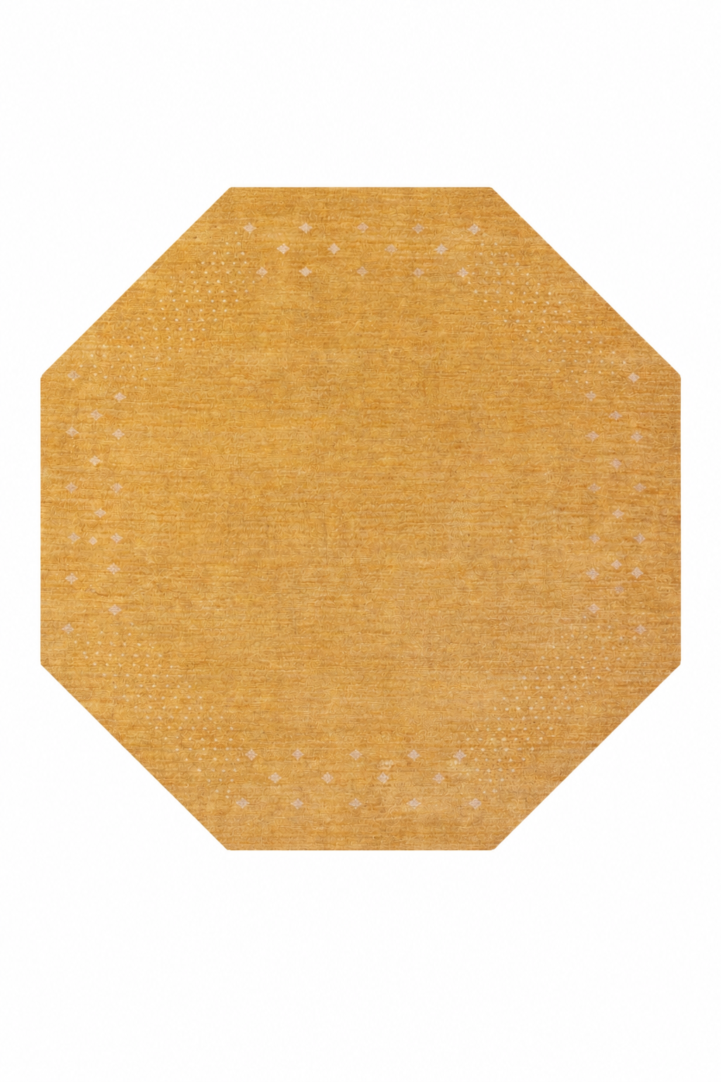 Teal Hand Knotted Wool Rug