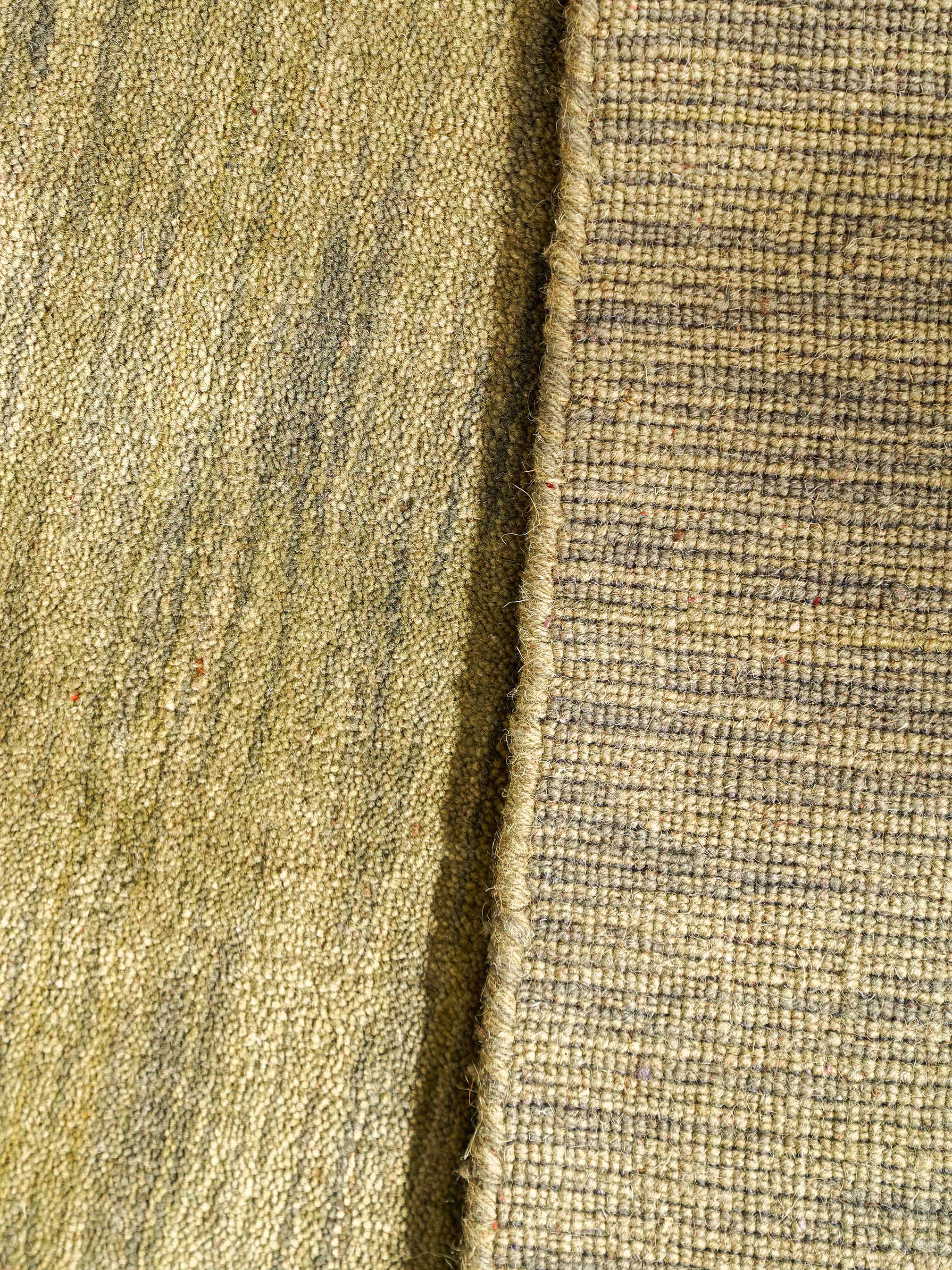 Teal Hand Knotted Wool Rug