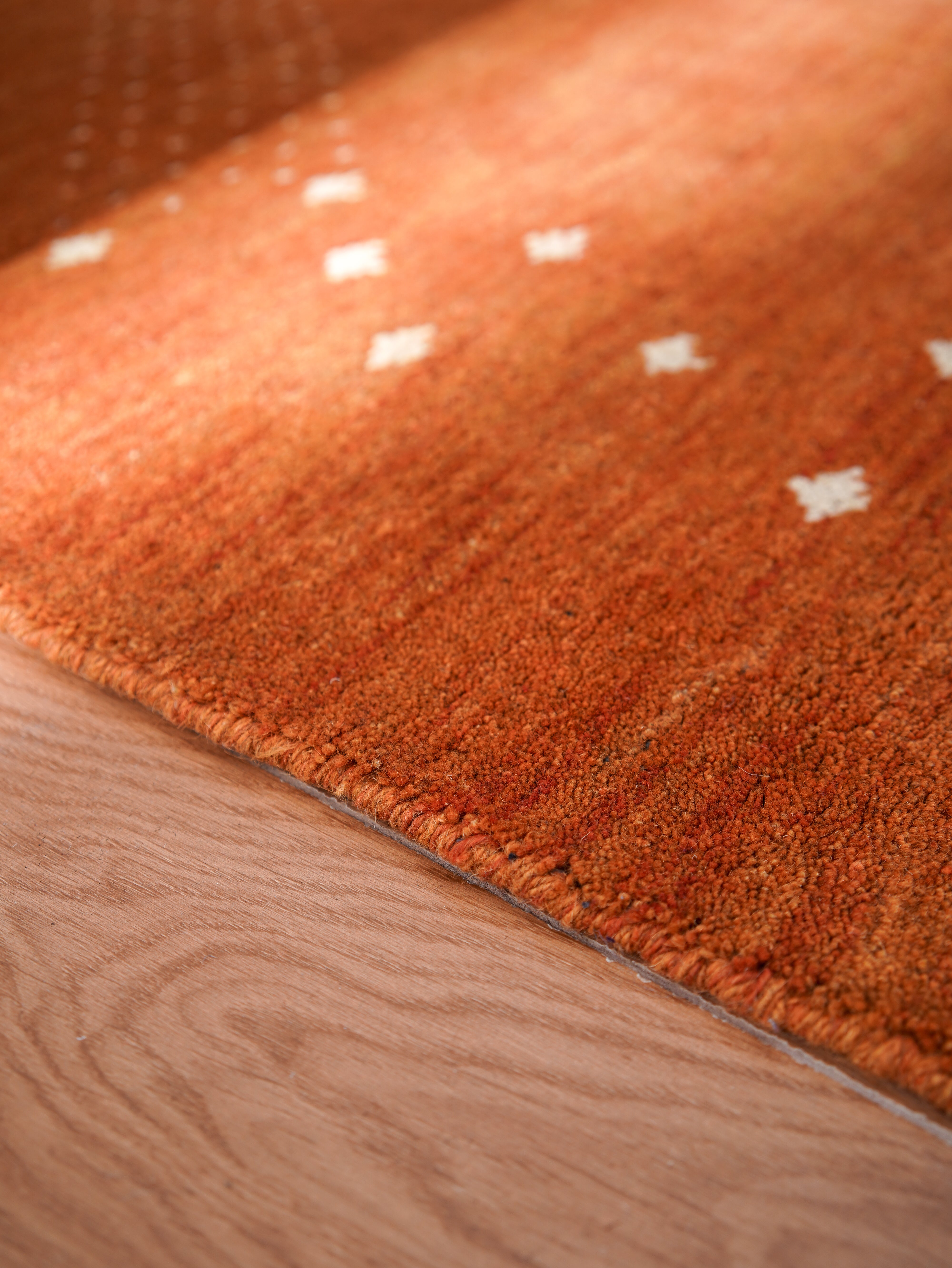 Teal Hand Knotted Wool Rug