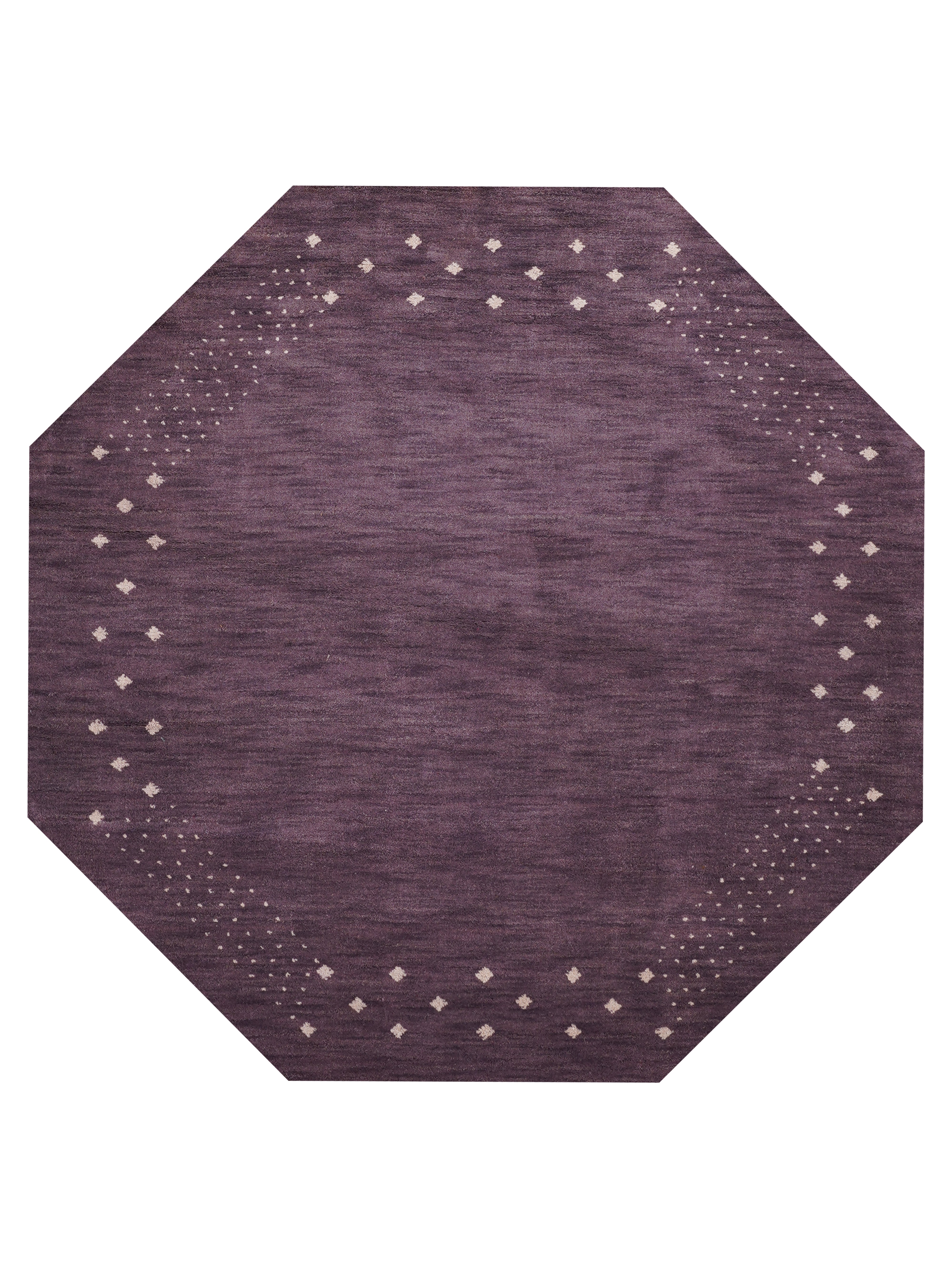 Teal Hand Knotted Wool Rug