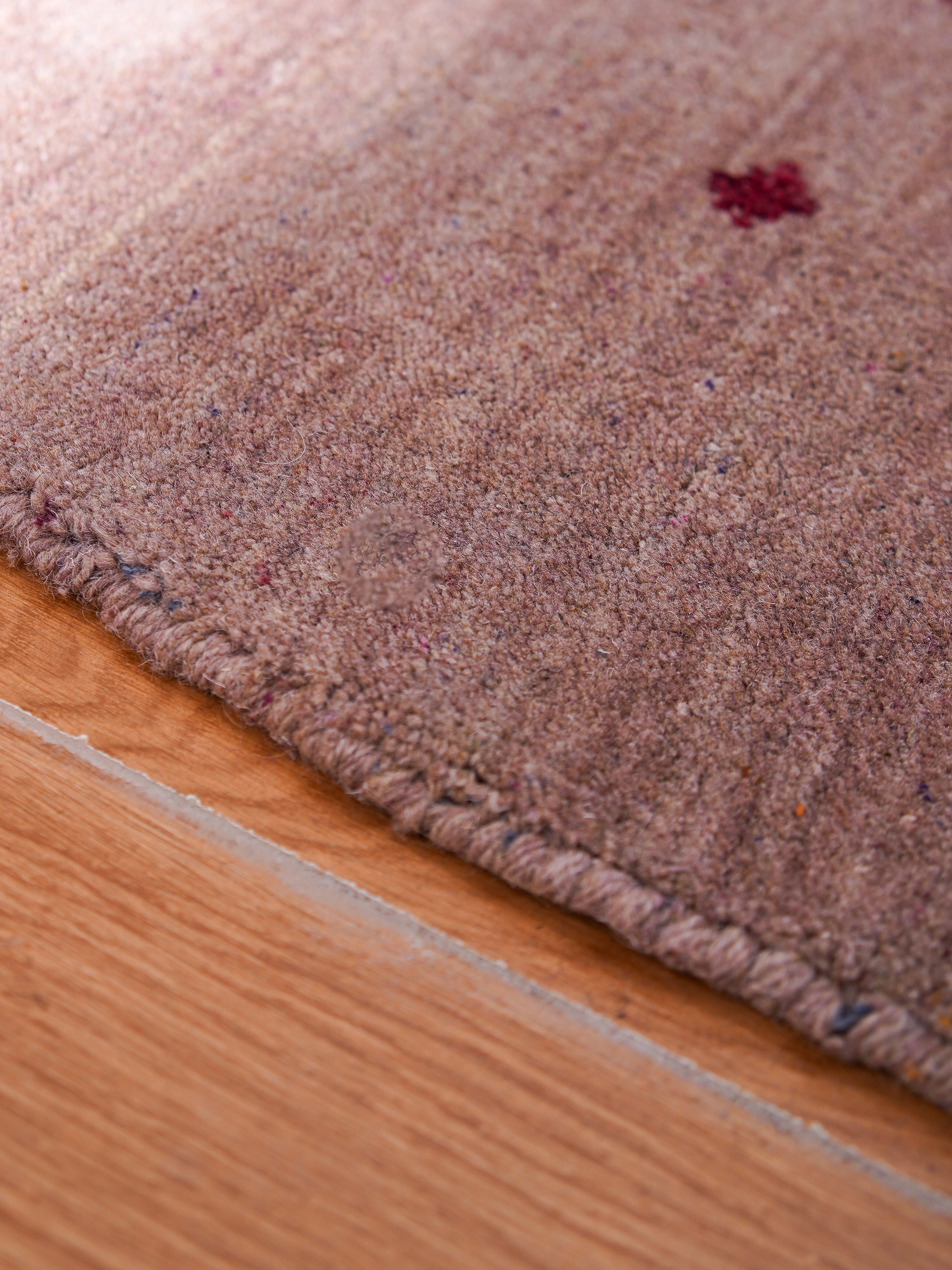 Teal Hand Knotted Wool Rug