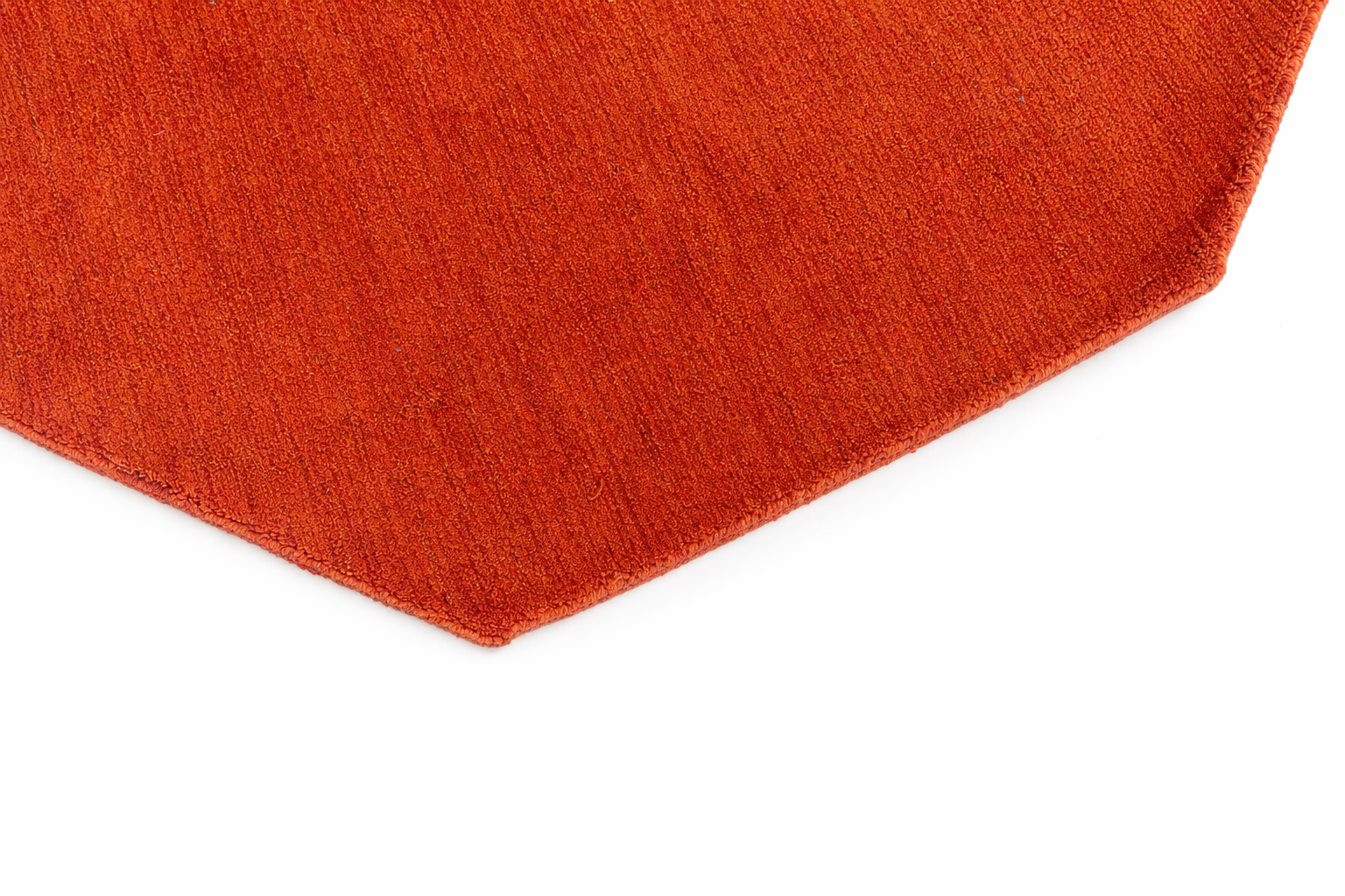 Light Red Hand Knotted Wool Rug