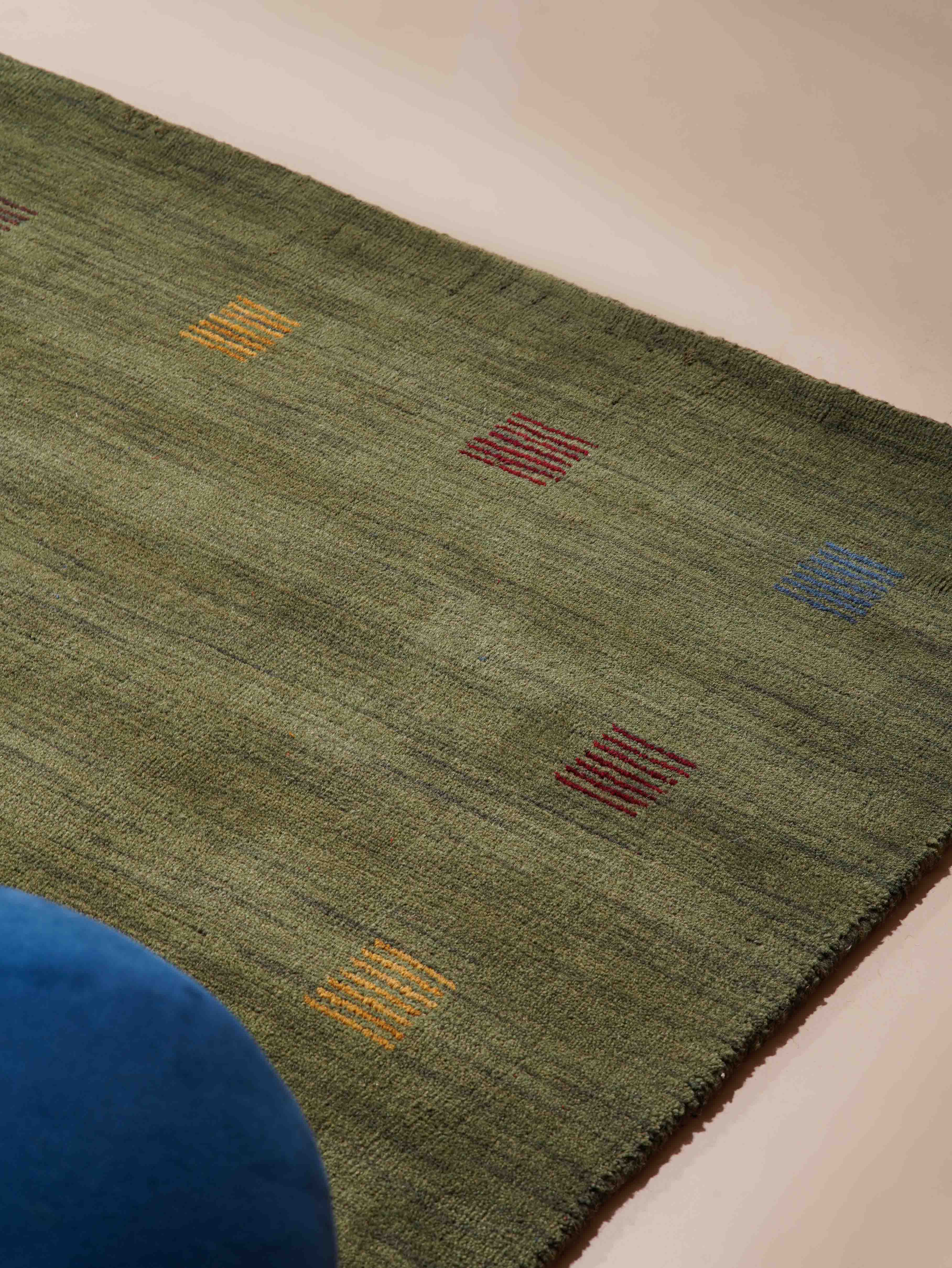 Van Hand Knotted Loom Wool Area Rug