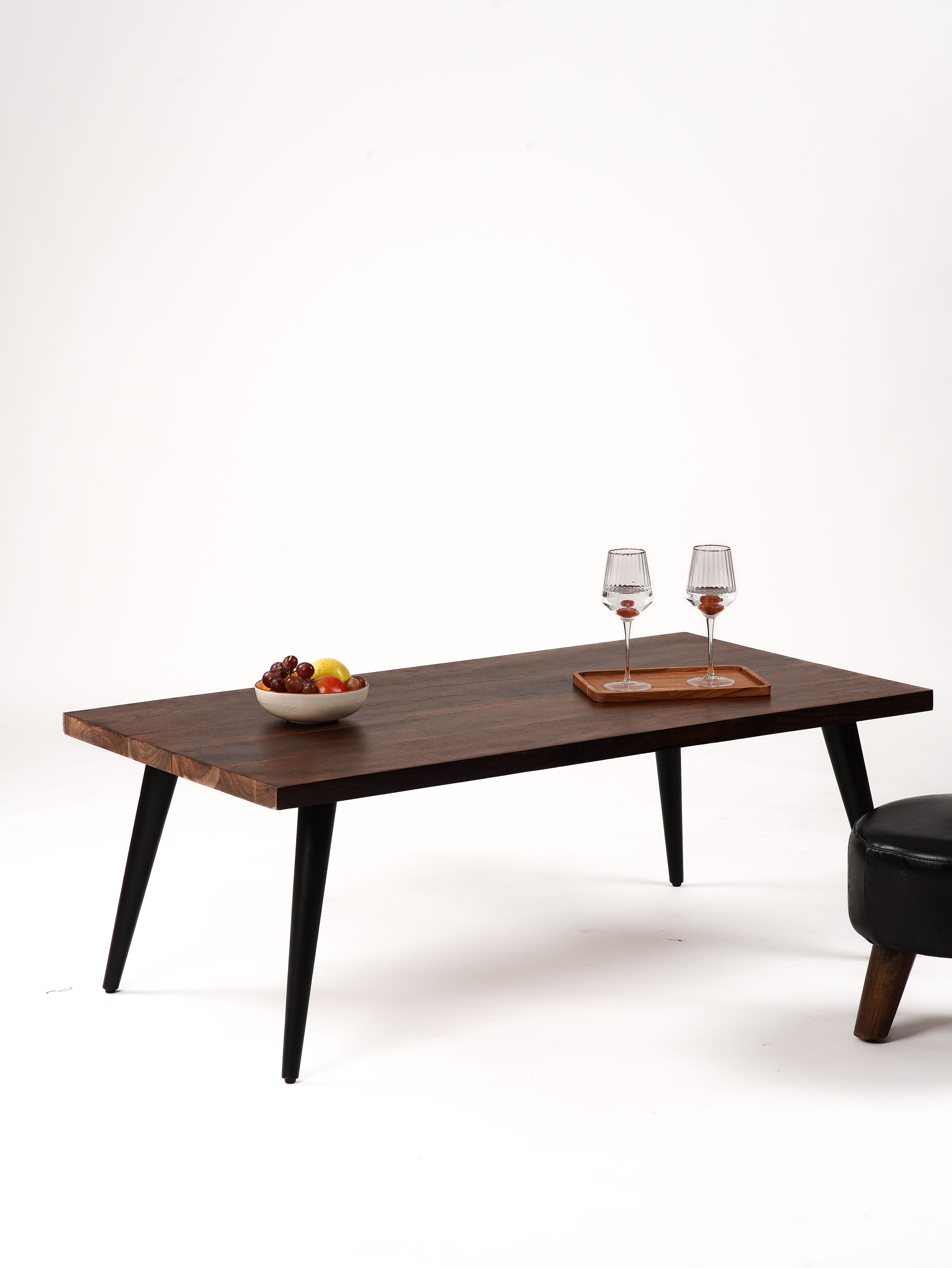 Main Solid Wood Coffee Table (50") - Walnut