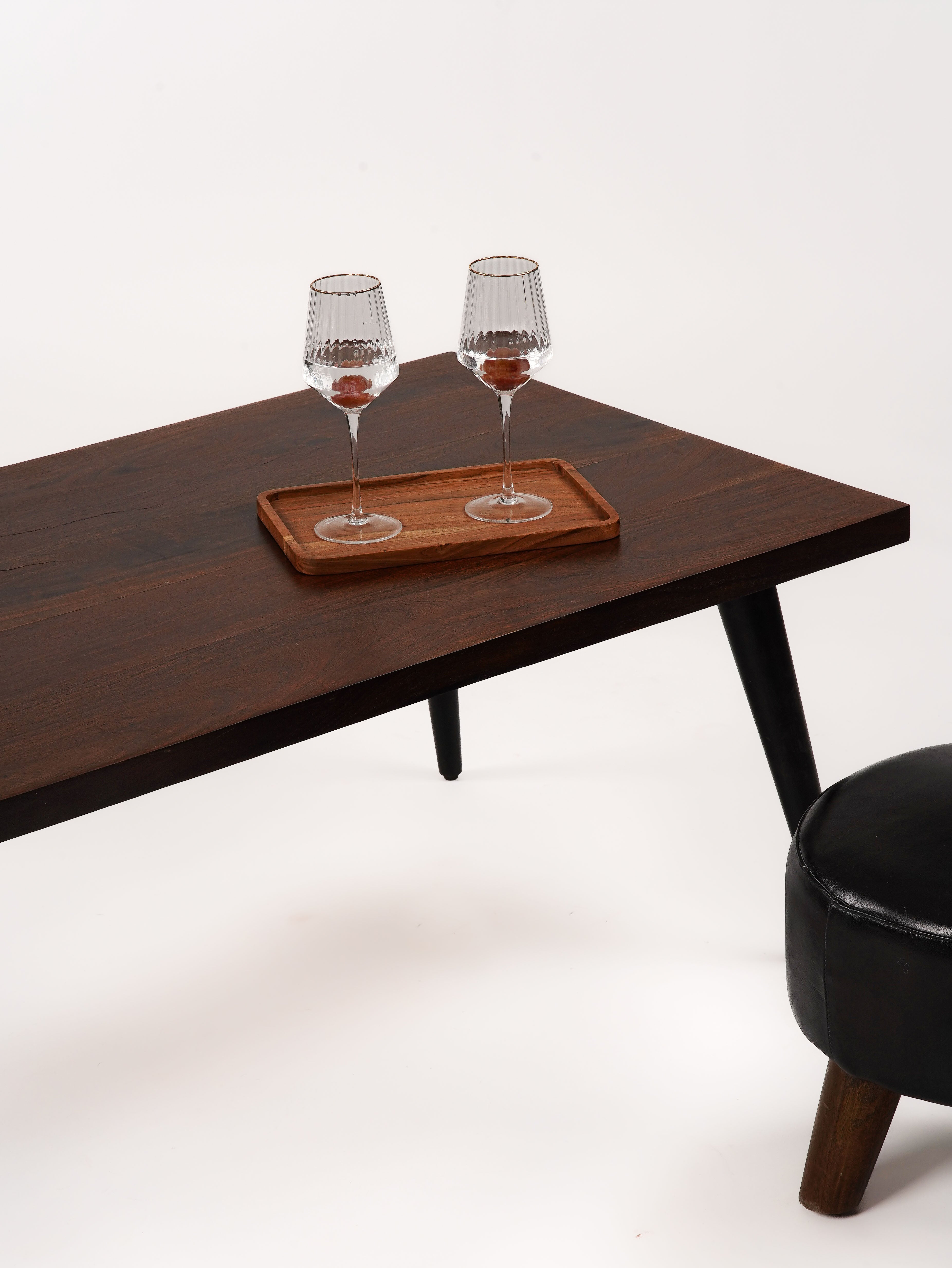 Main Solid Wood Coffee Table (50") - Walnut