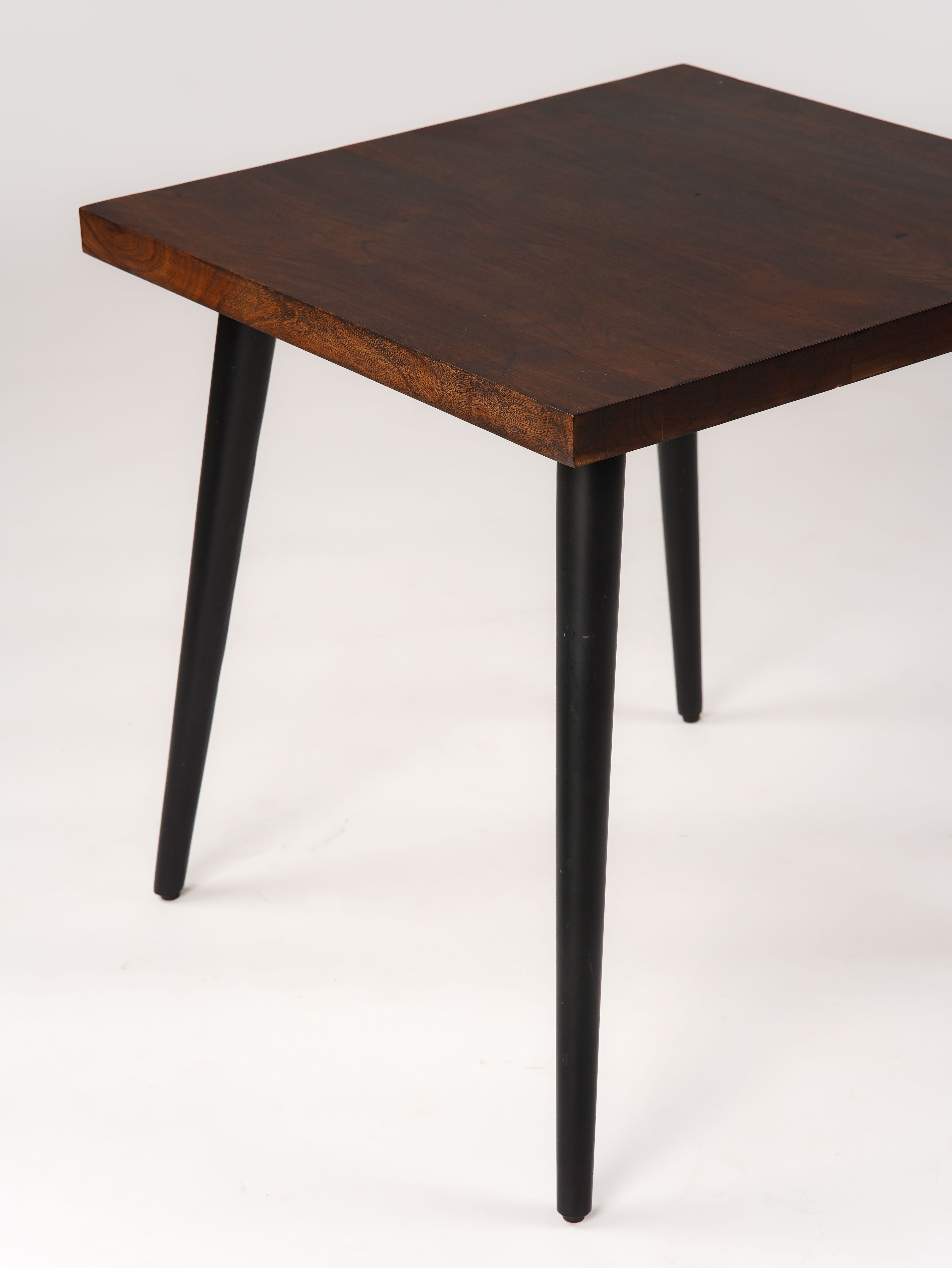 Main Solid Wood End Table (24") - Walnut
