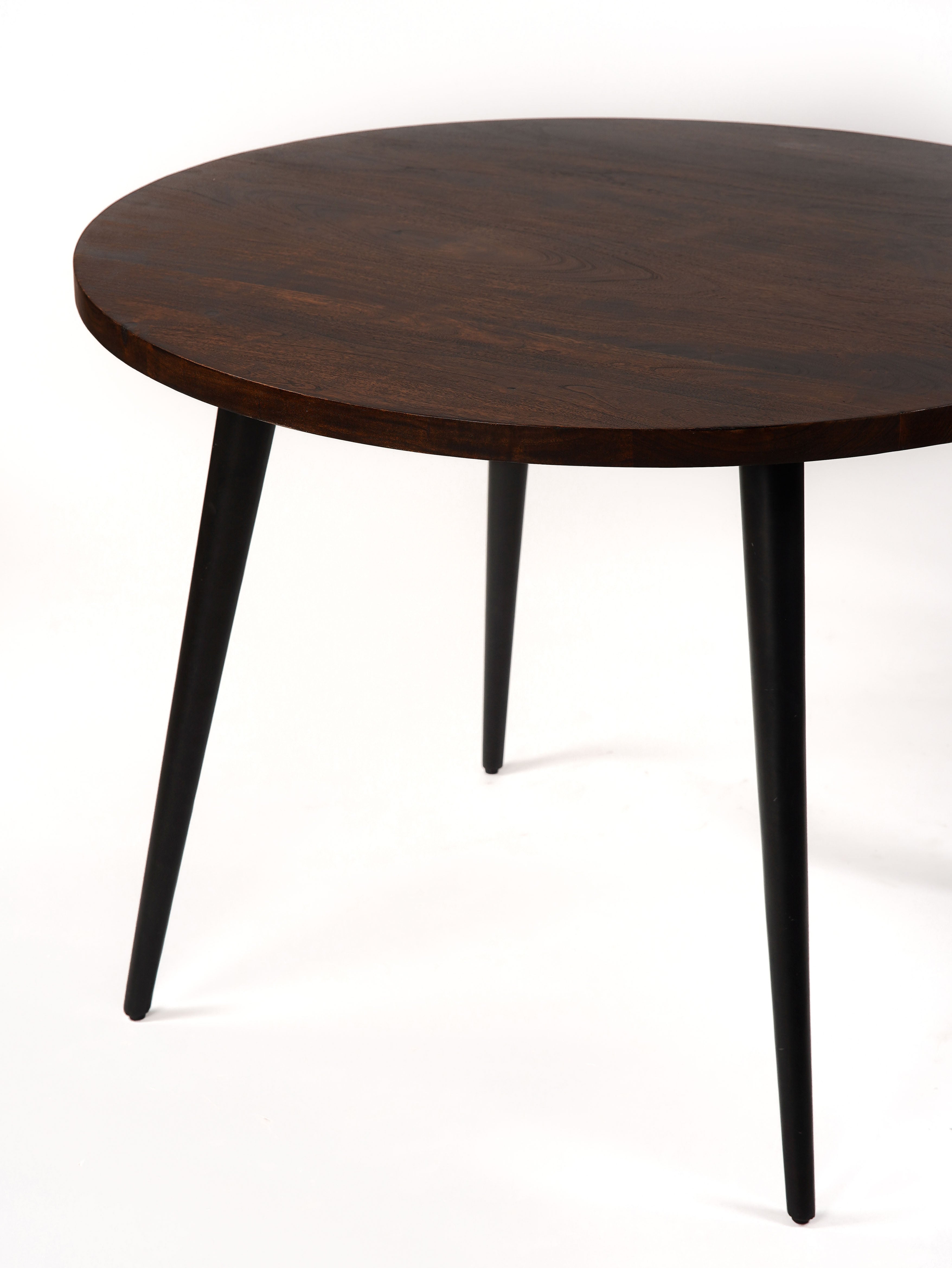Magnolia Solid Wood Round Dining Table (42") - Walnut