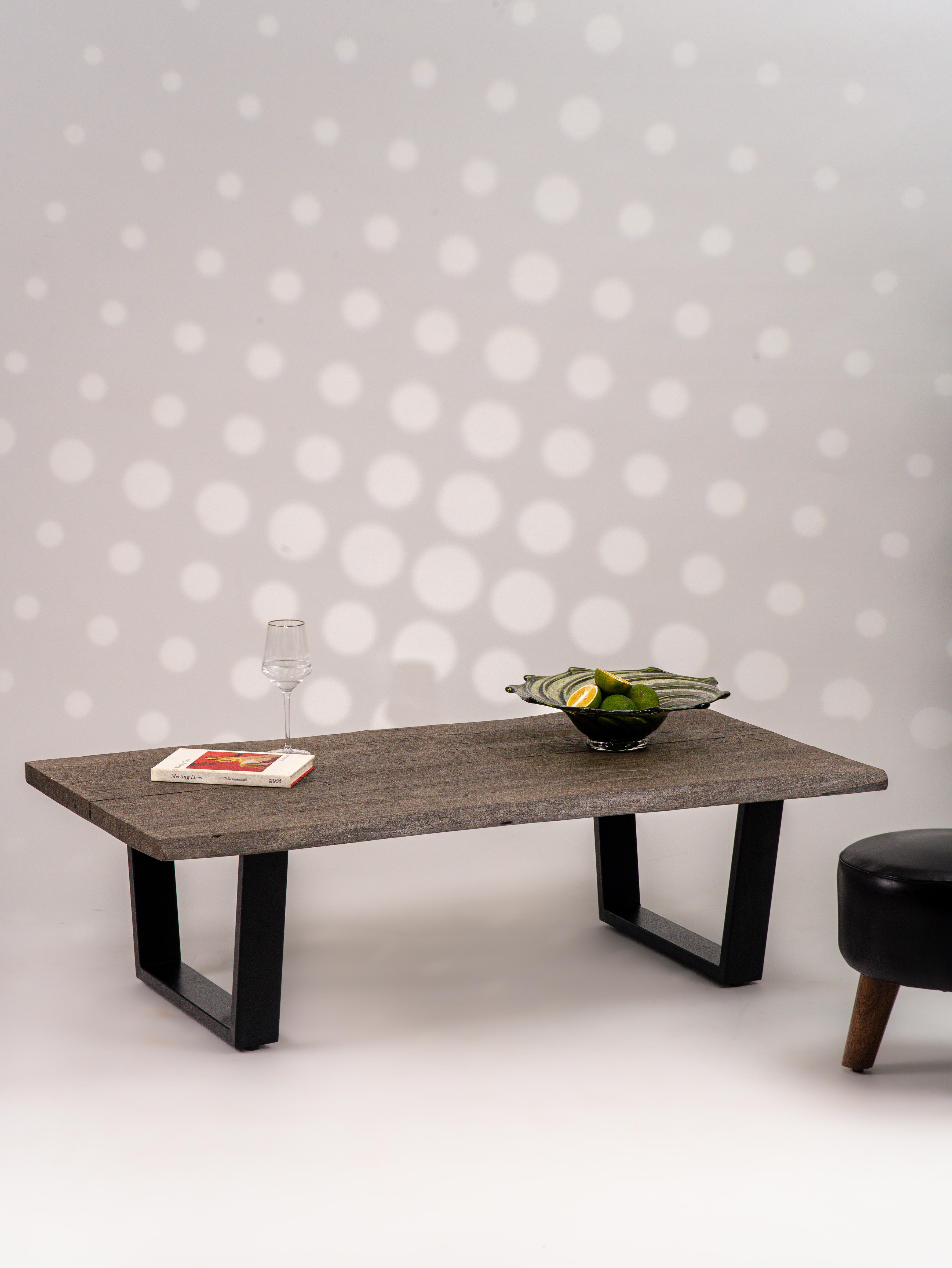 Elm Live Edged Coffee Table (50") - Aston Rustic