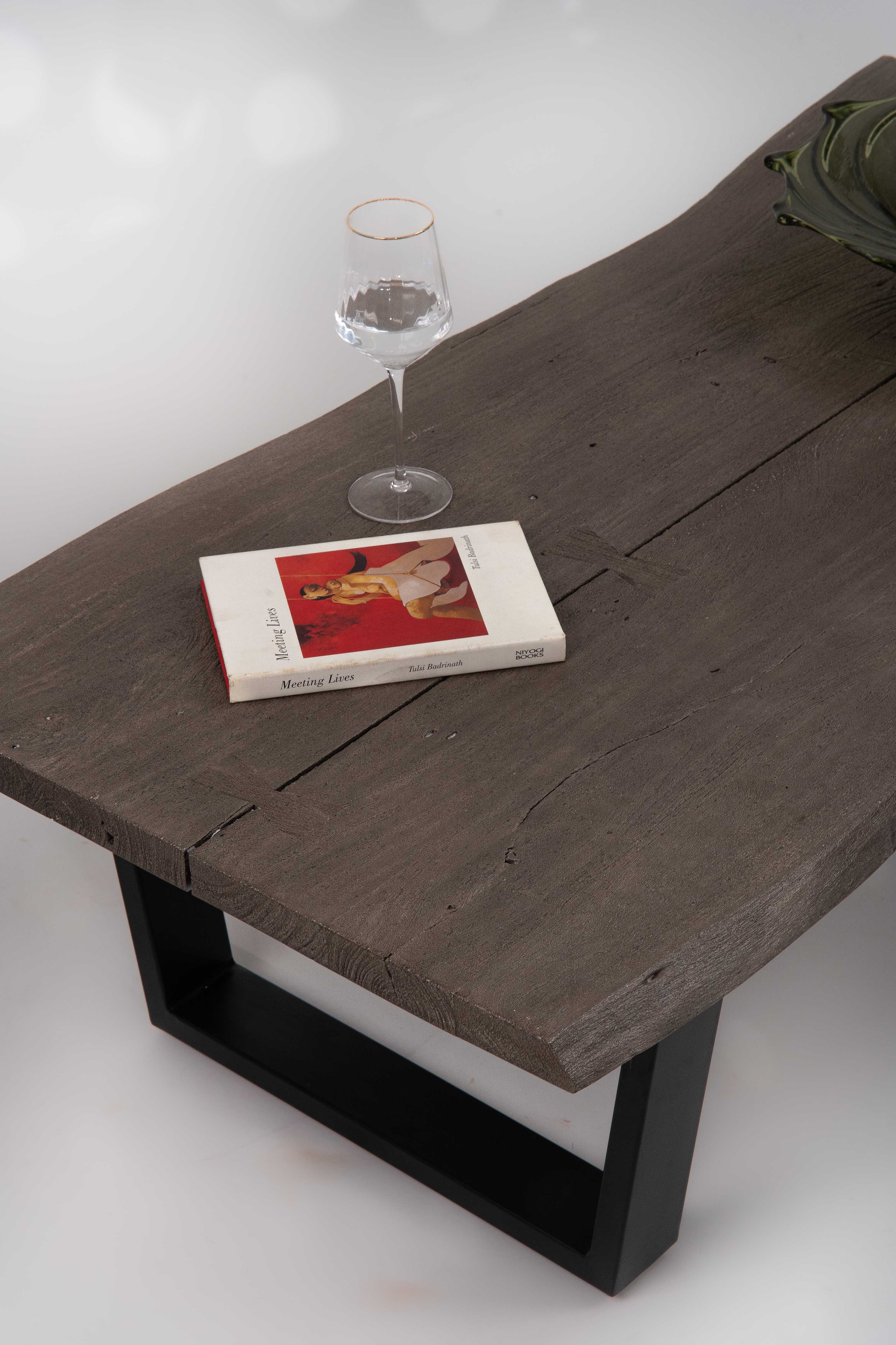 Elm Live Edged Coffee Table (50") - Aston Rustic