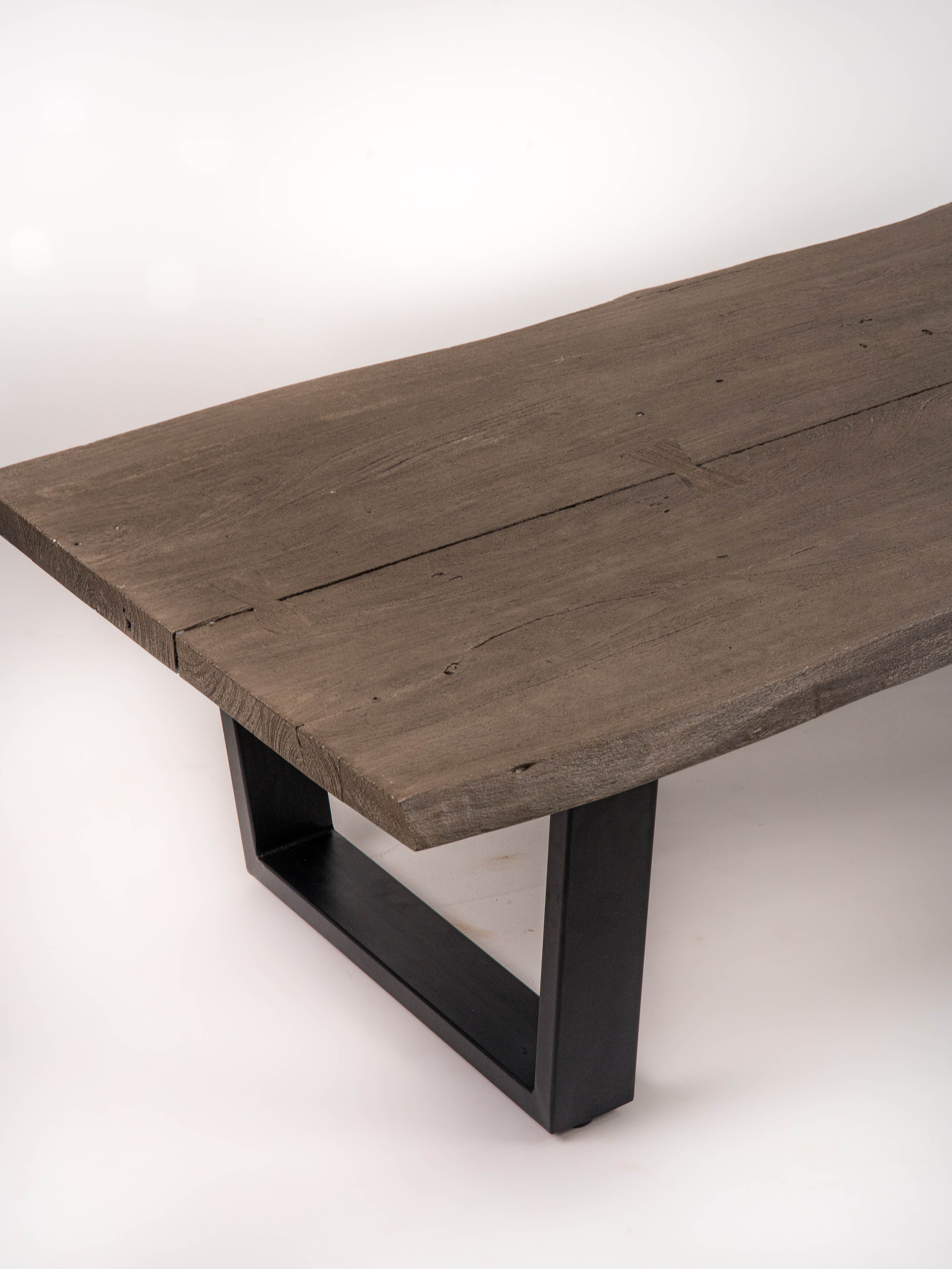 Elm Live Edged Coffee Table (50") - Aston Rustic