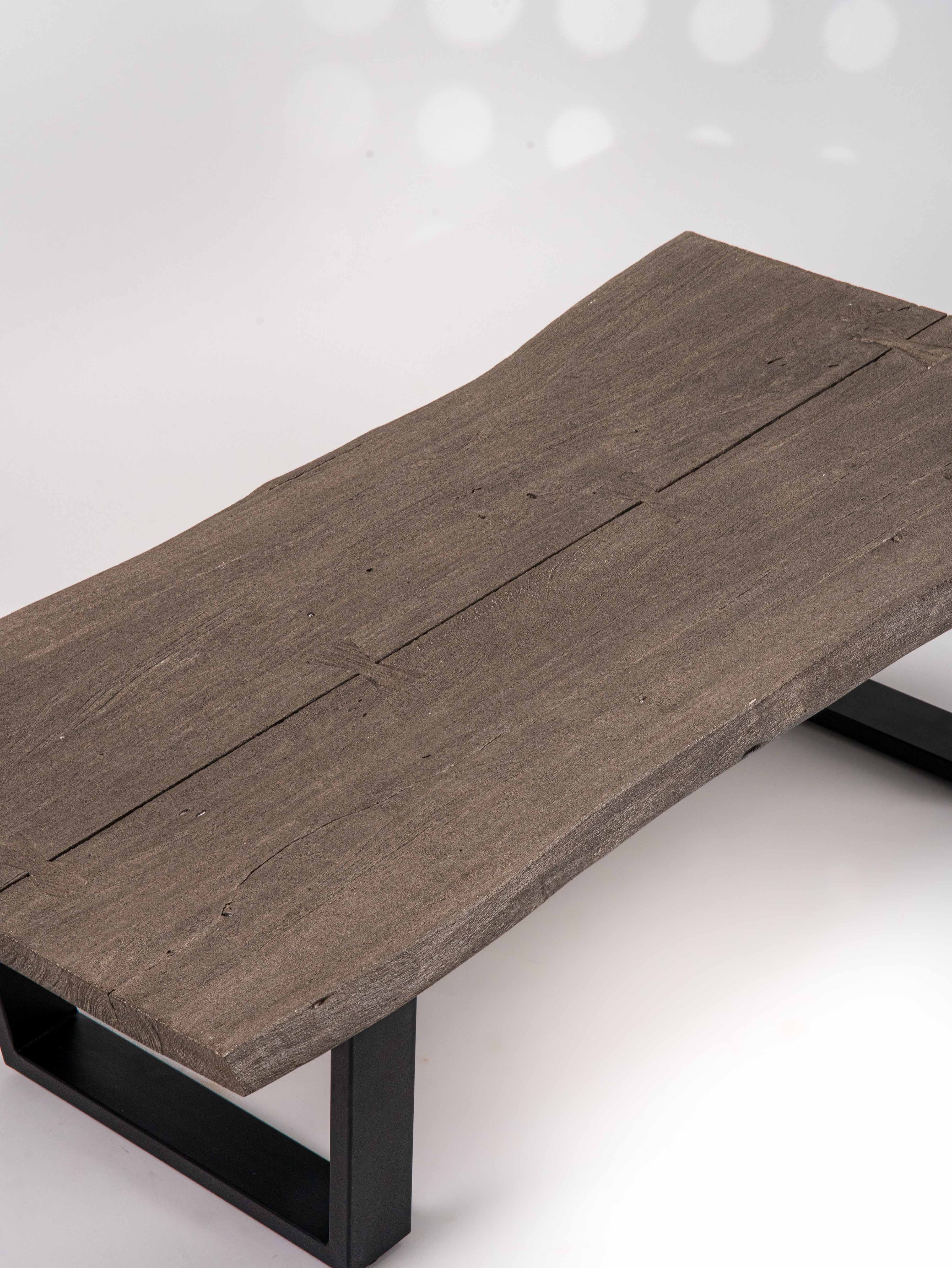 Elm Live Edged Coffee Table (50") - Aston Rustic