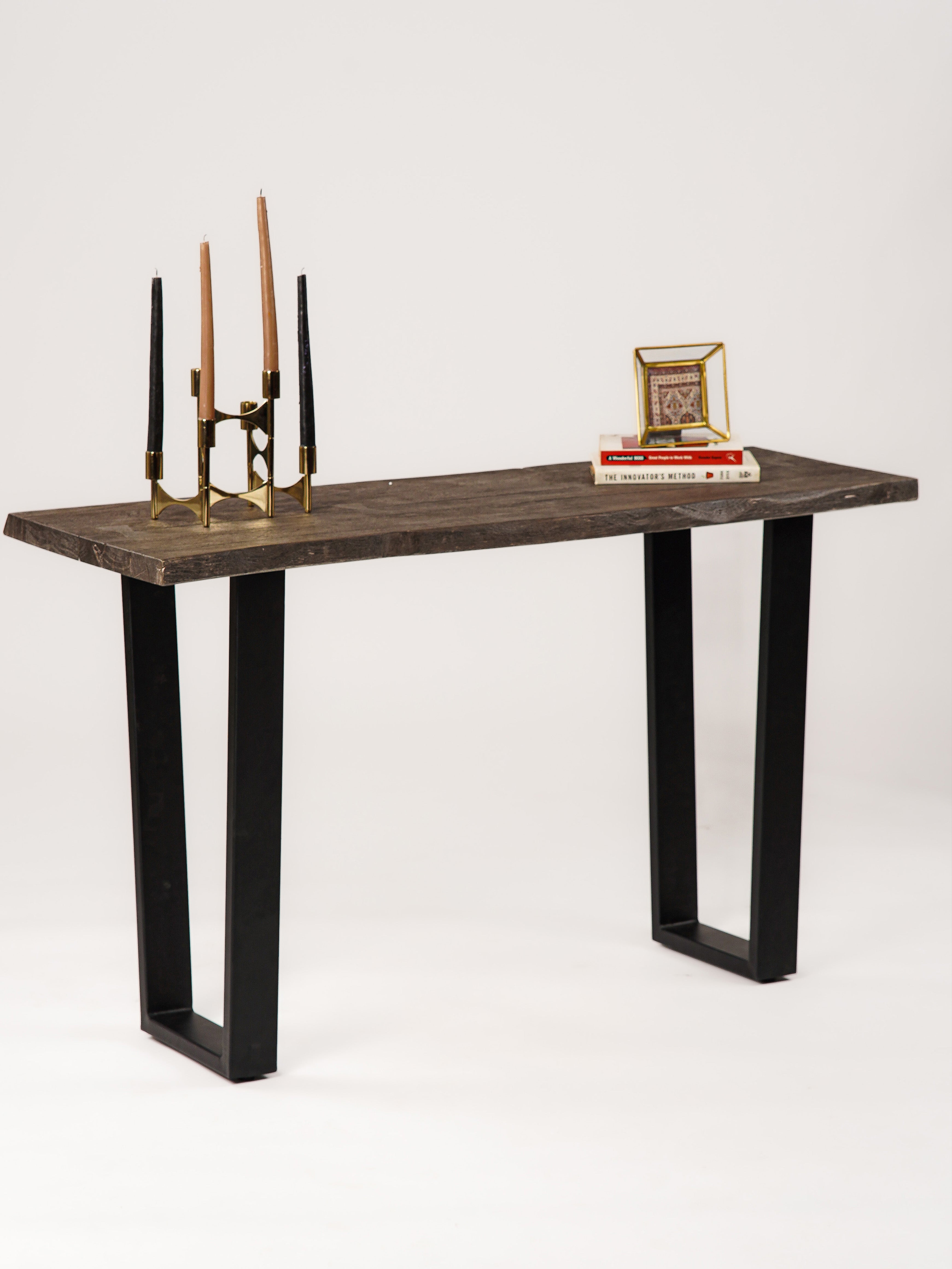 Elm Live Edged Console Table (50") - Aston Rustic