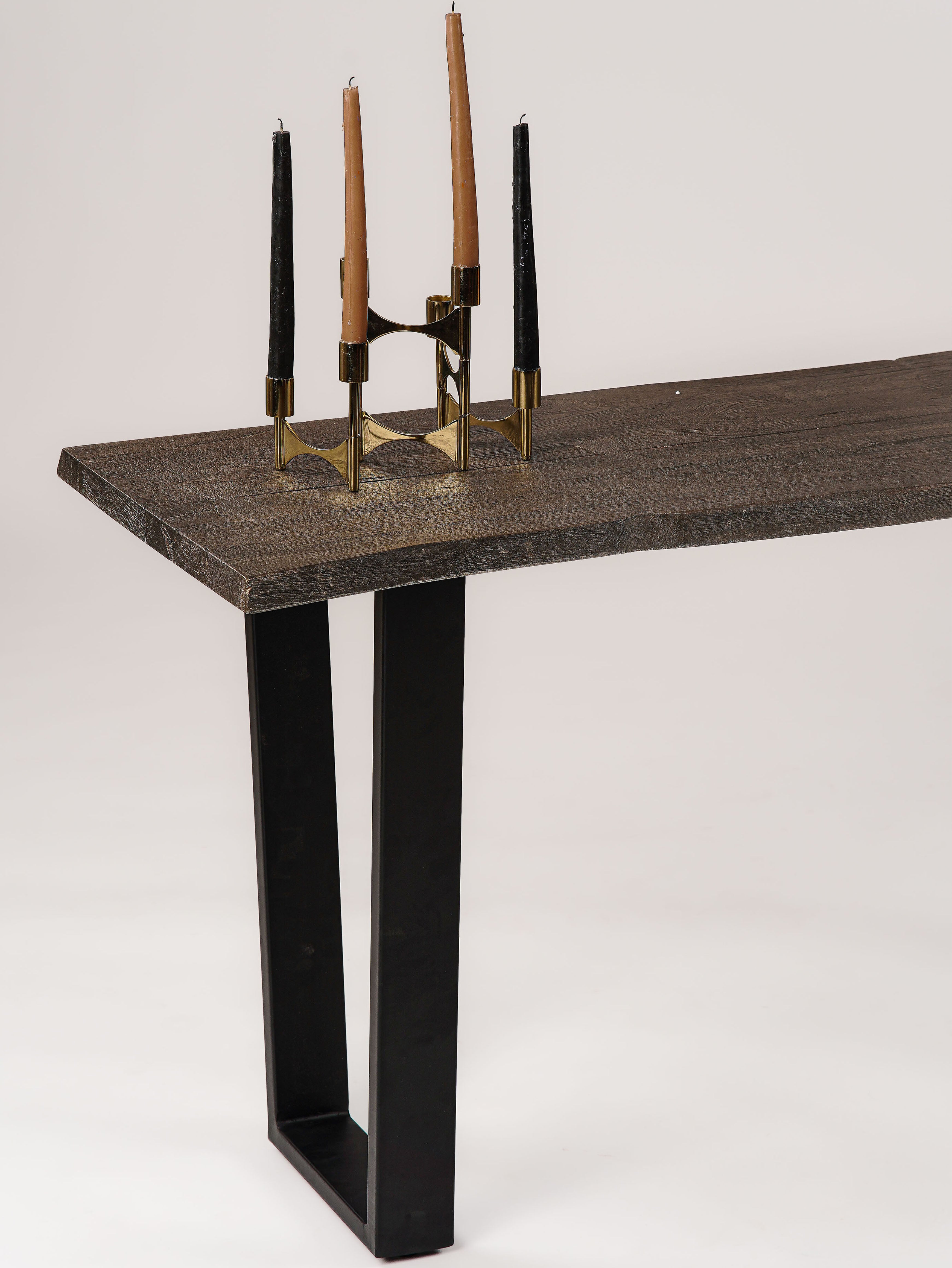 Elm Live Edged Console Table (50") - Aston Rustic