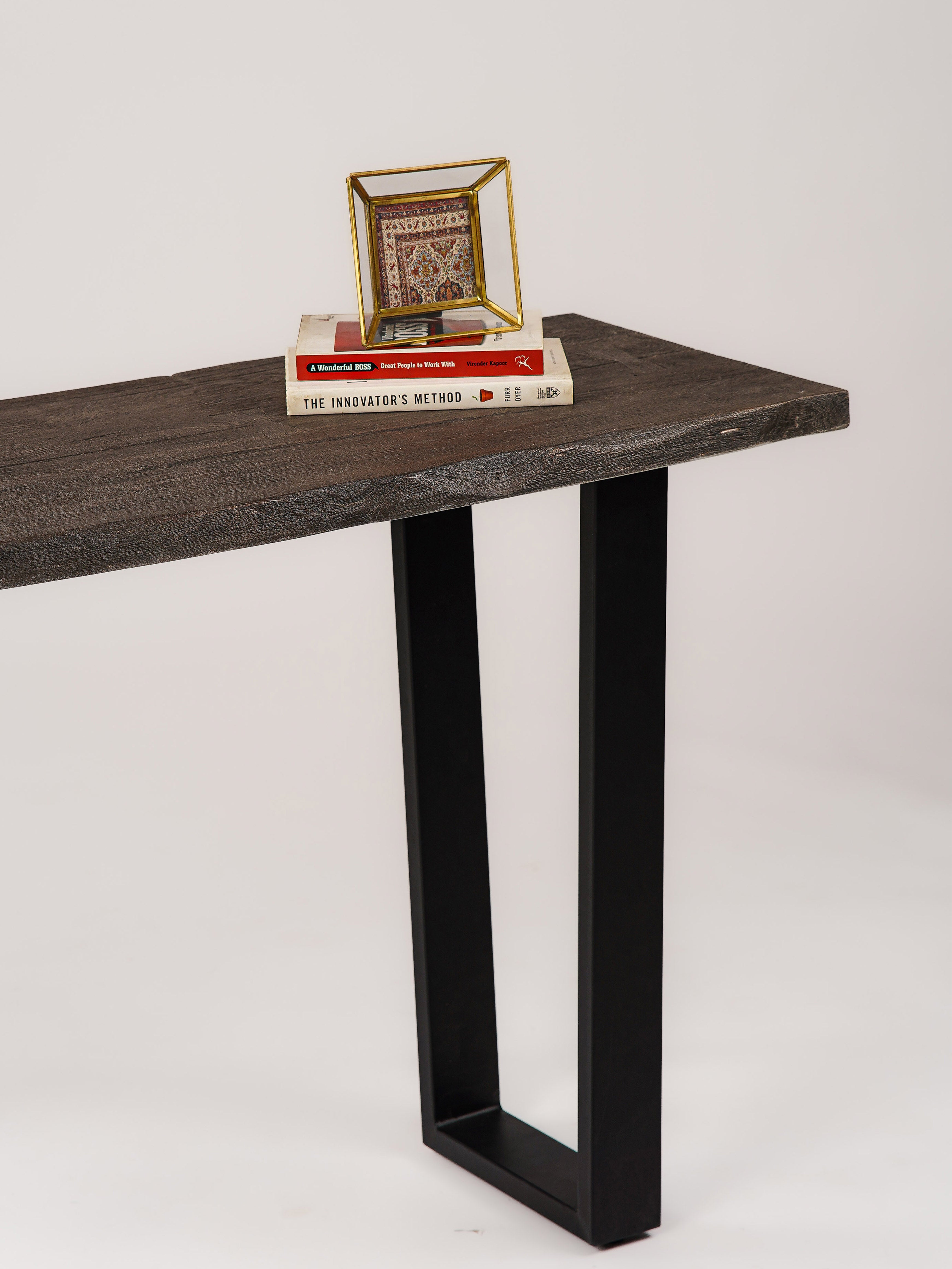 Elm Live Edged Console Table (50") - Aston Rustic