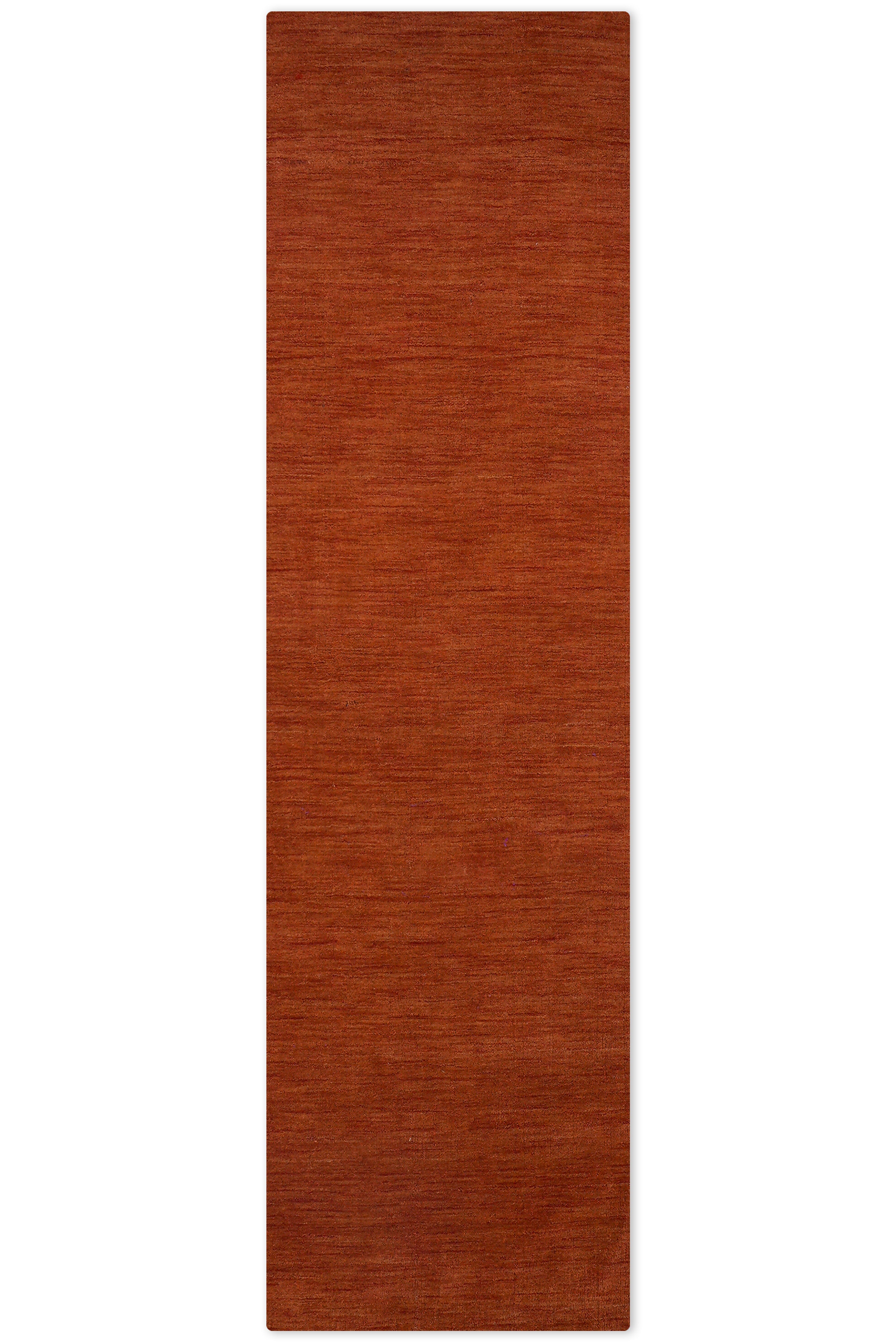 Plain Hand Knotted Wool Rug