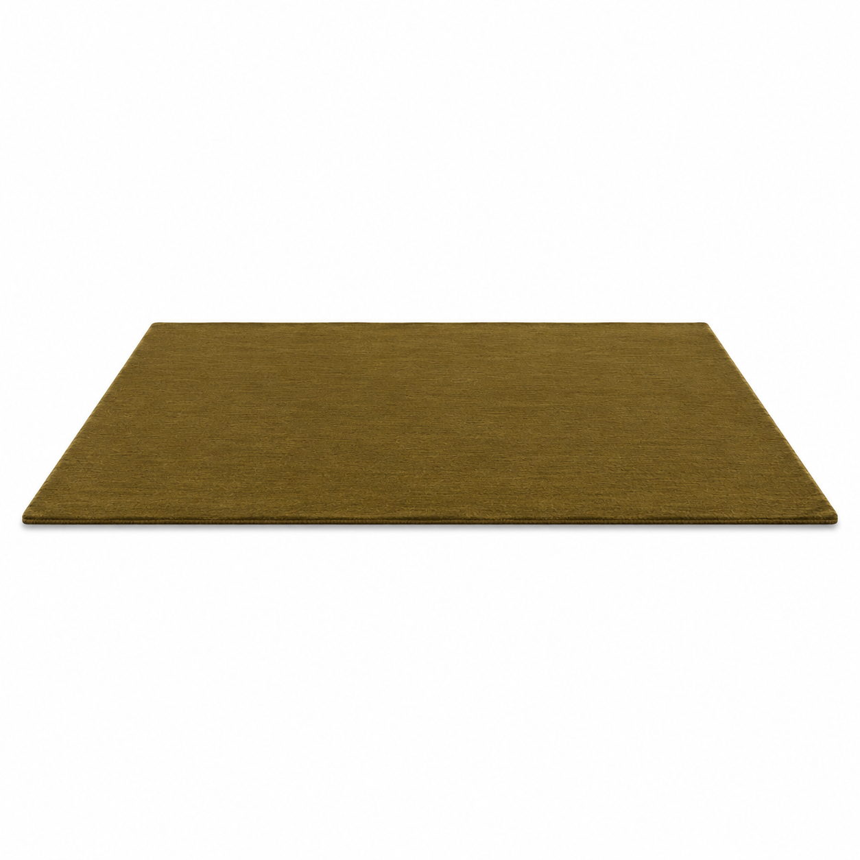 Plain Hand Knotted Wool Rug